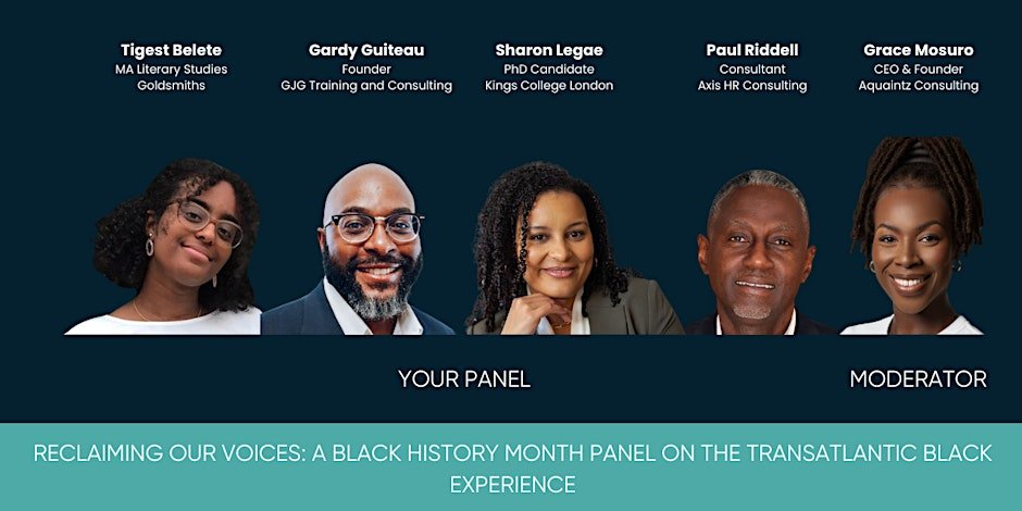 Reclaiming Our Voices: A Black History Month Panel on the Transatlantic Black Experience