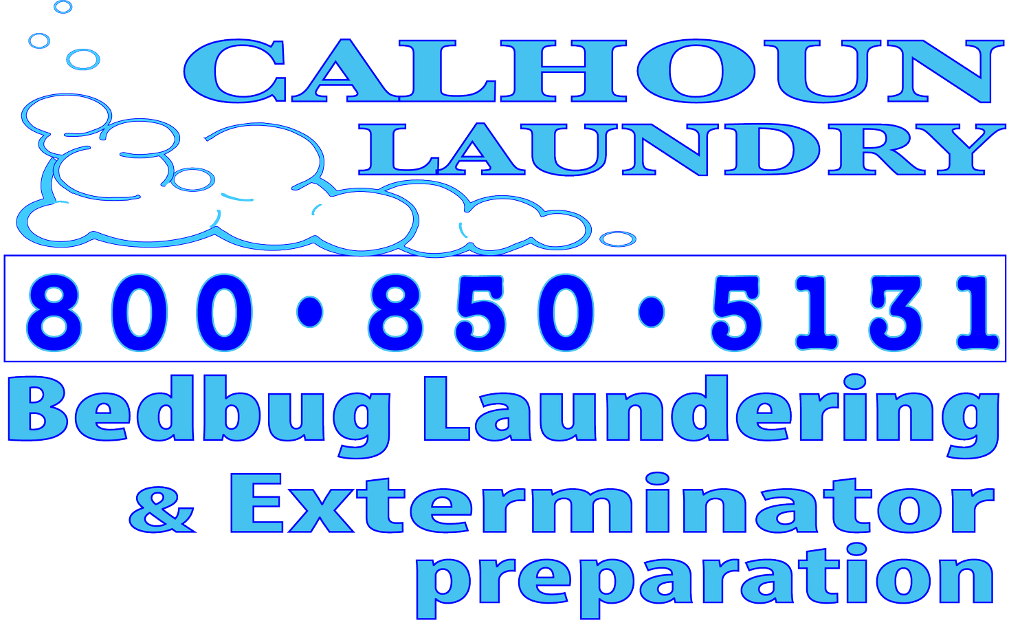 Bed bug Prep, Bedbug Prep, Exterminator Prep, Exterminator Preparation, Calhoun Laundry