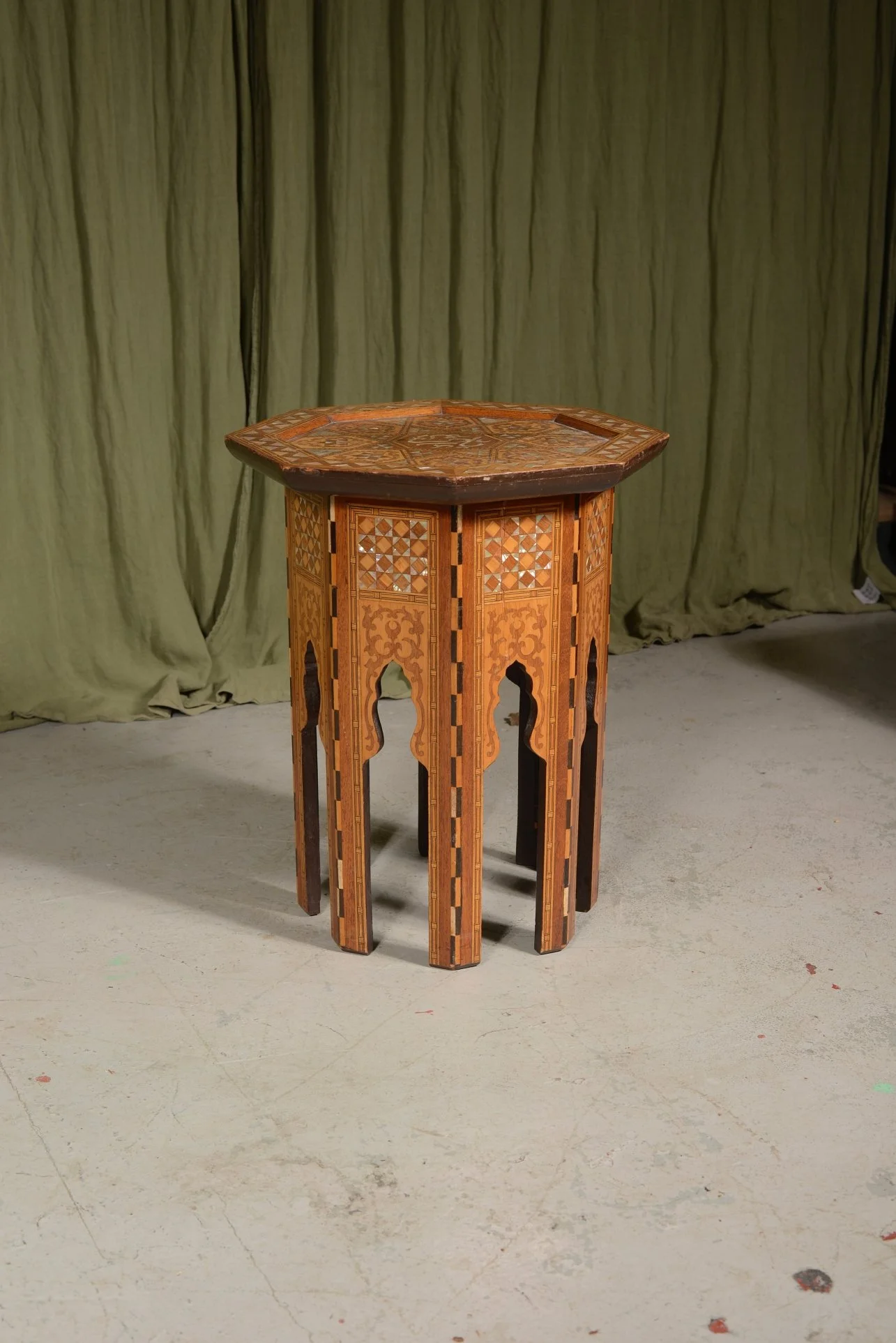 A Syrian Mother Of Pearl Inlaid Octagonal Table For Liberty & Co - c.1900
