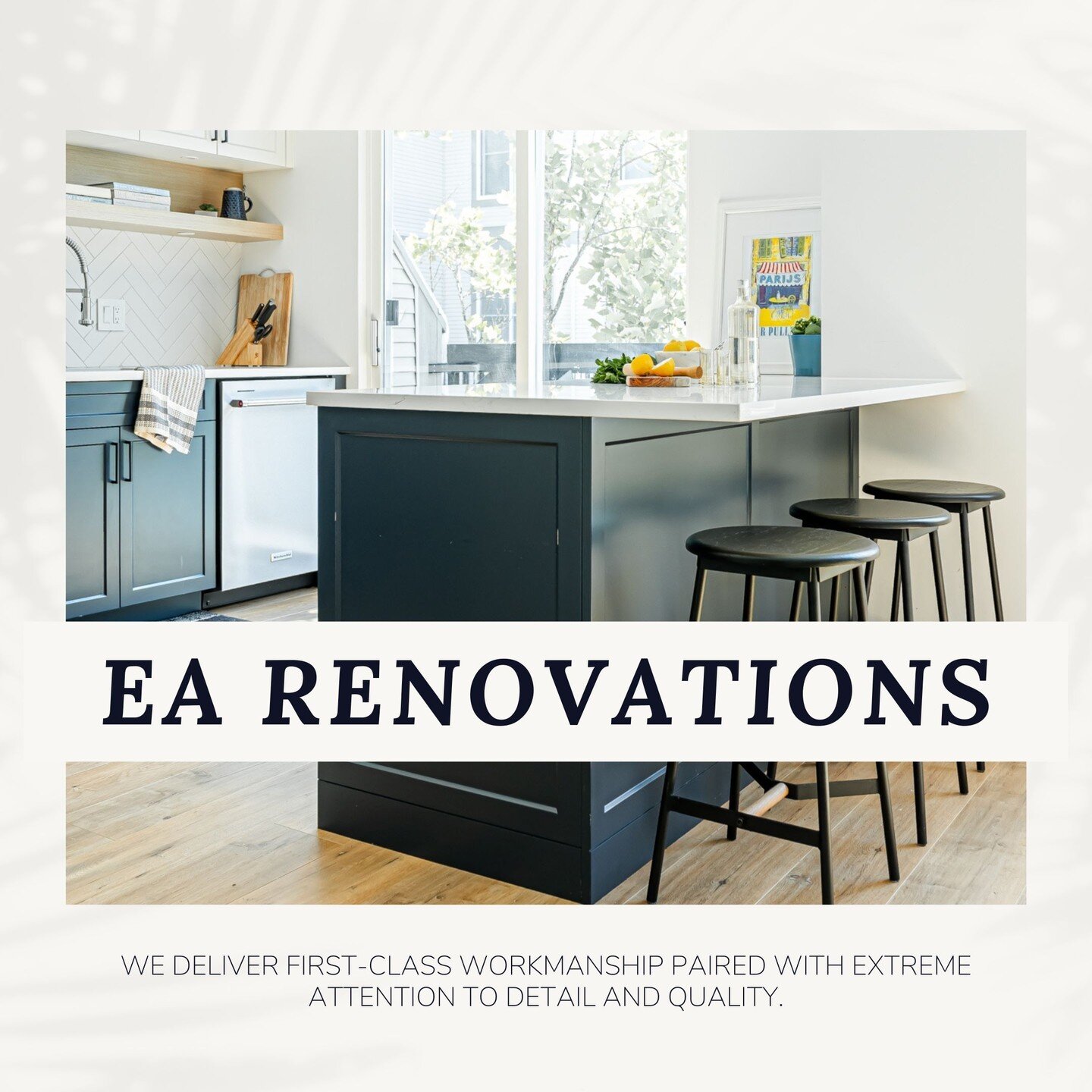 EA Renovations delivers first-class workmanship paired with extreme attention to detail and quality.⁠
⁠
Your home is your sanctuary - let EA Renovations help you make it truly special!  Contact us today to schedule a consultation!⁠
⁠
We would love to