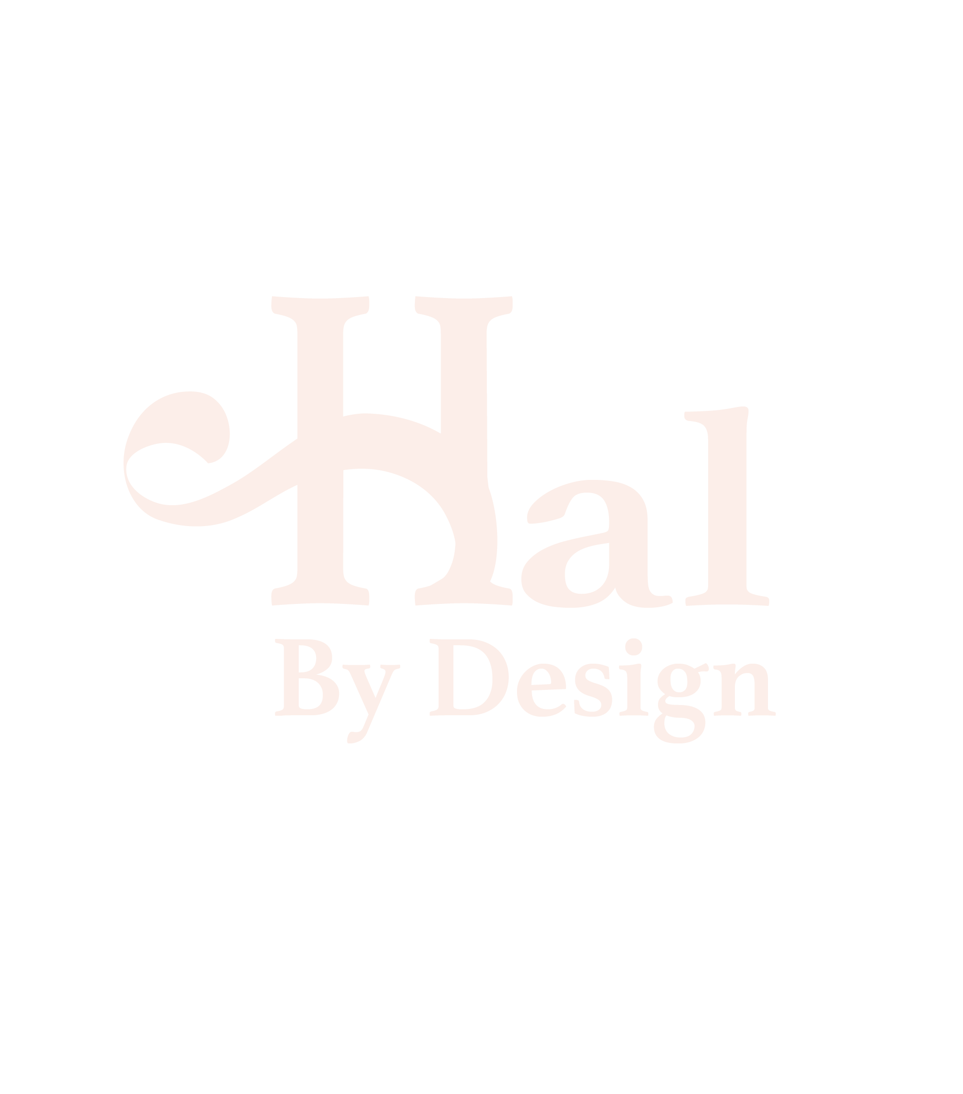 Black background with white text displaying 'H' and 'al' above the words 'By Design'.