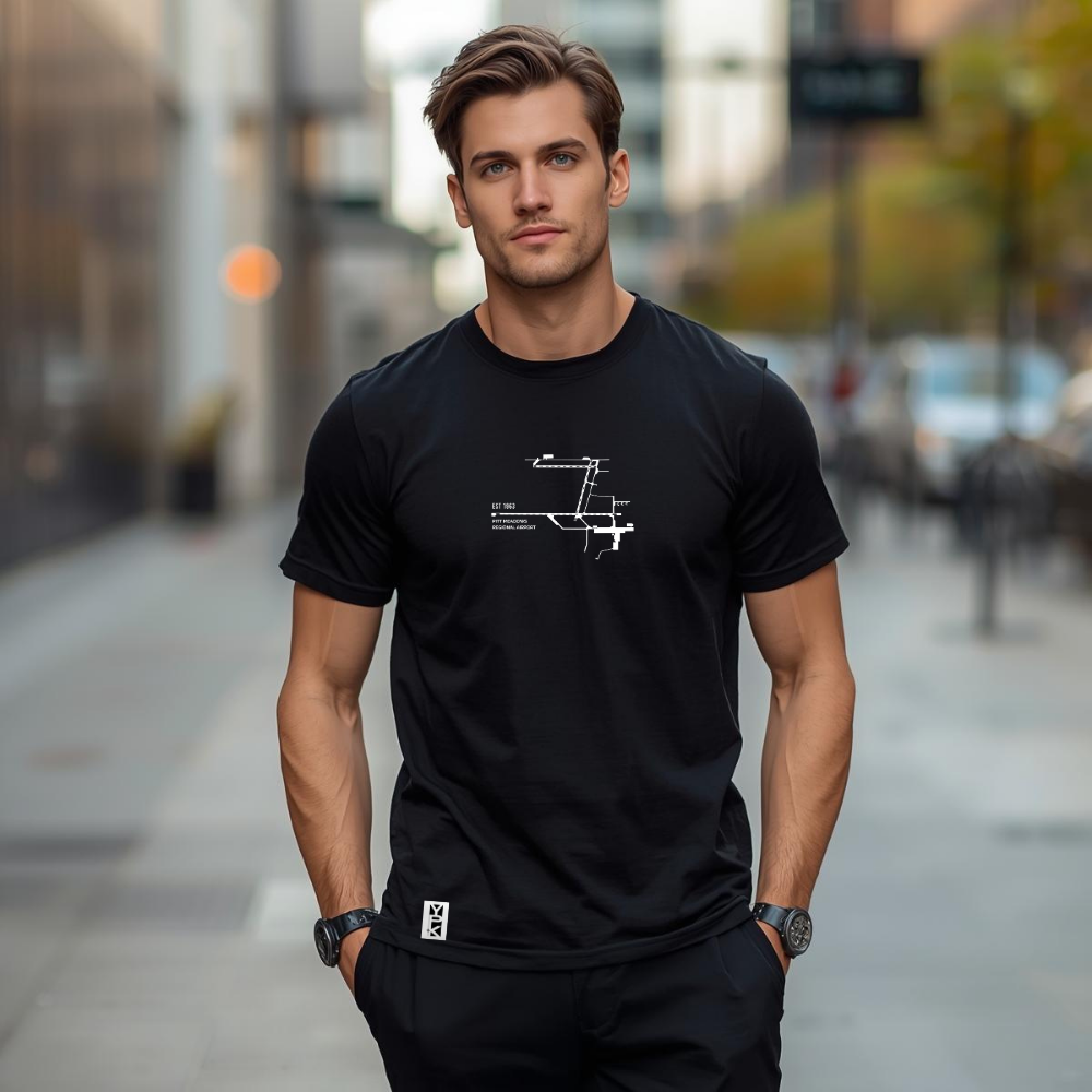 NEW YPK Topography Tee - BLACK