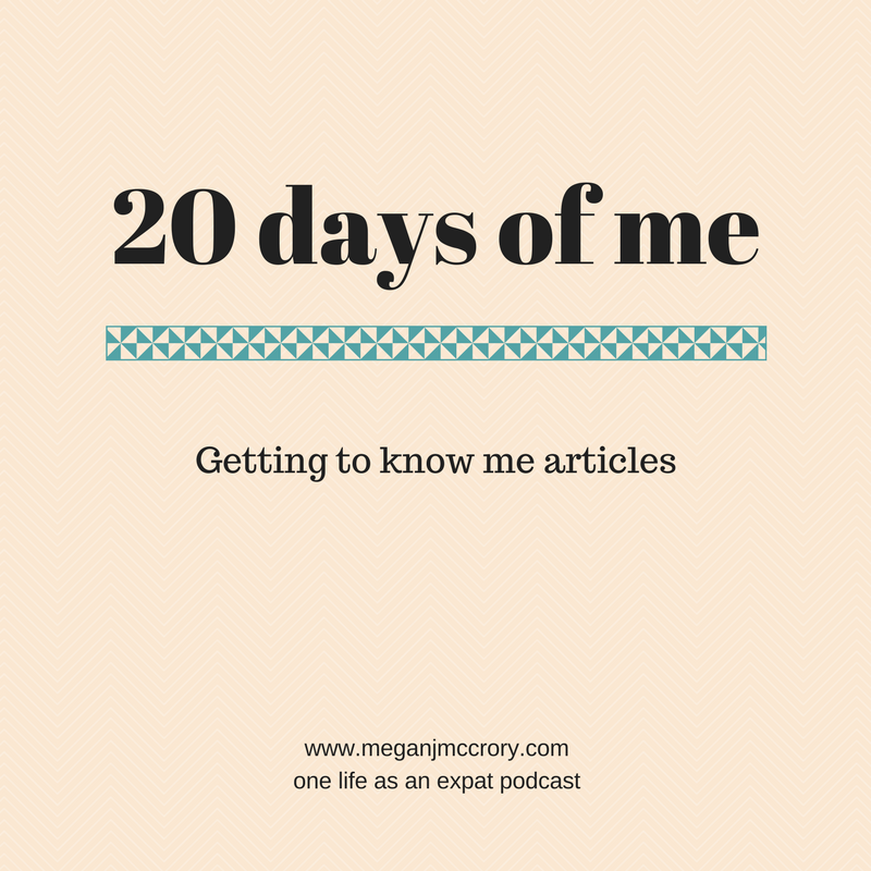 Day 4 - 20 days of me series