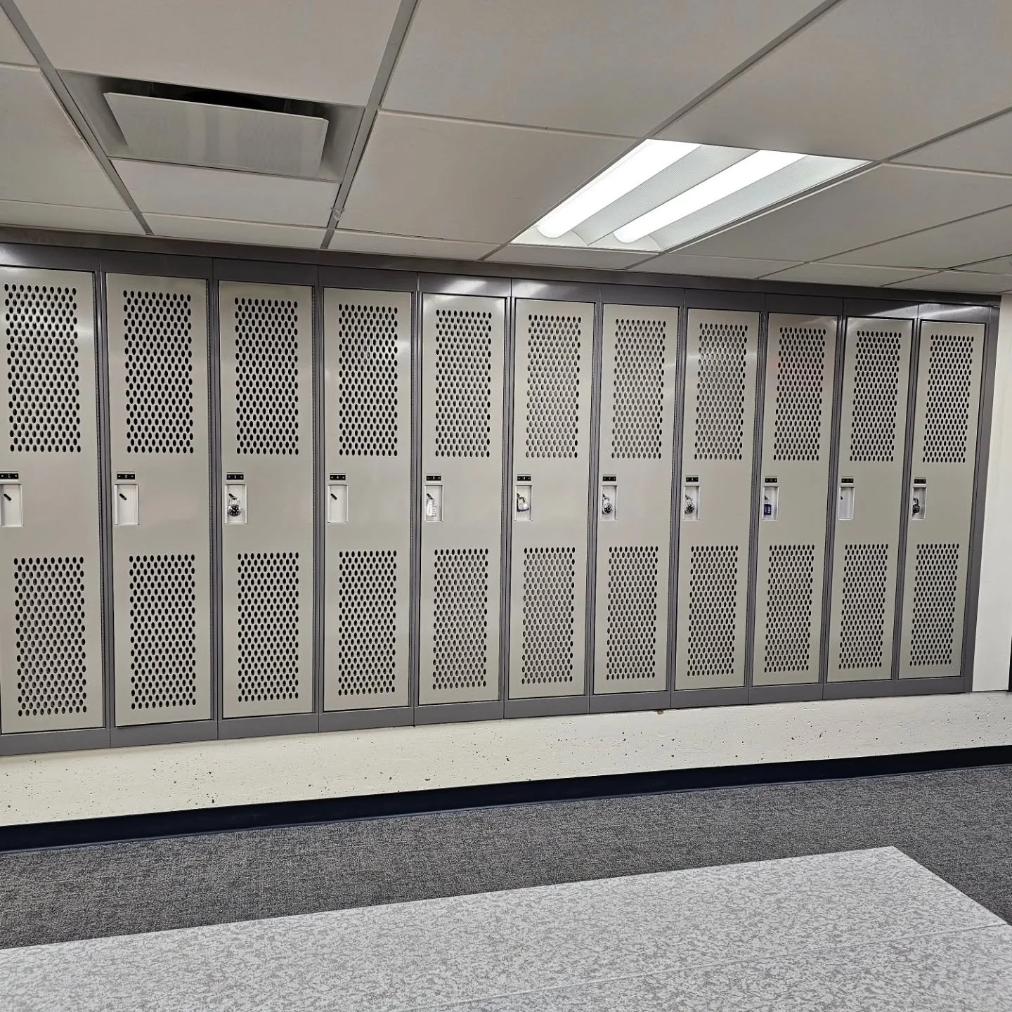 Had the pleasure of doing a remodel at the Sherwood Park Curling Club. Added some much needed lockers and repurposed some shoe racks to a new location in the space. This was a change from the basements we usually do.