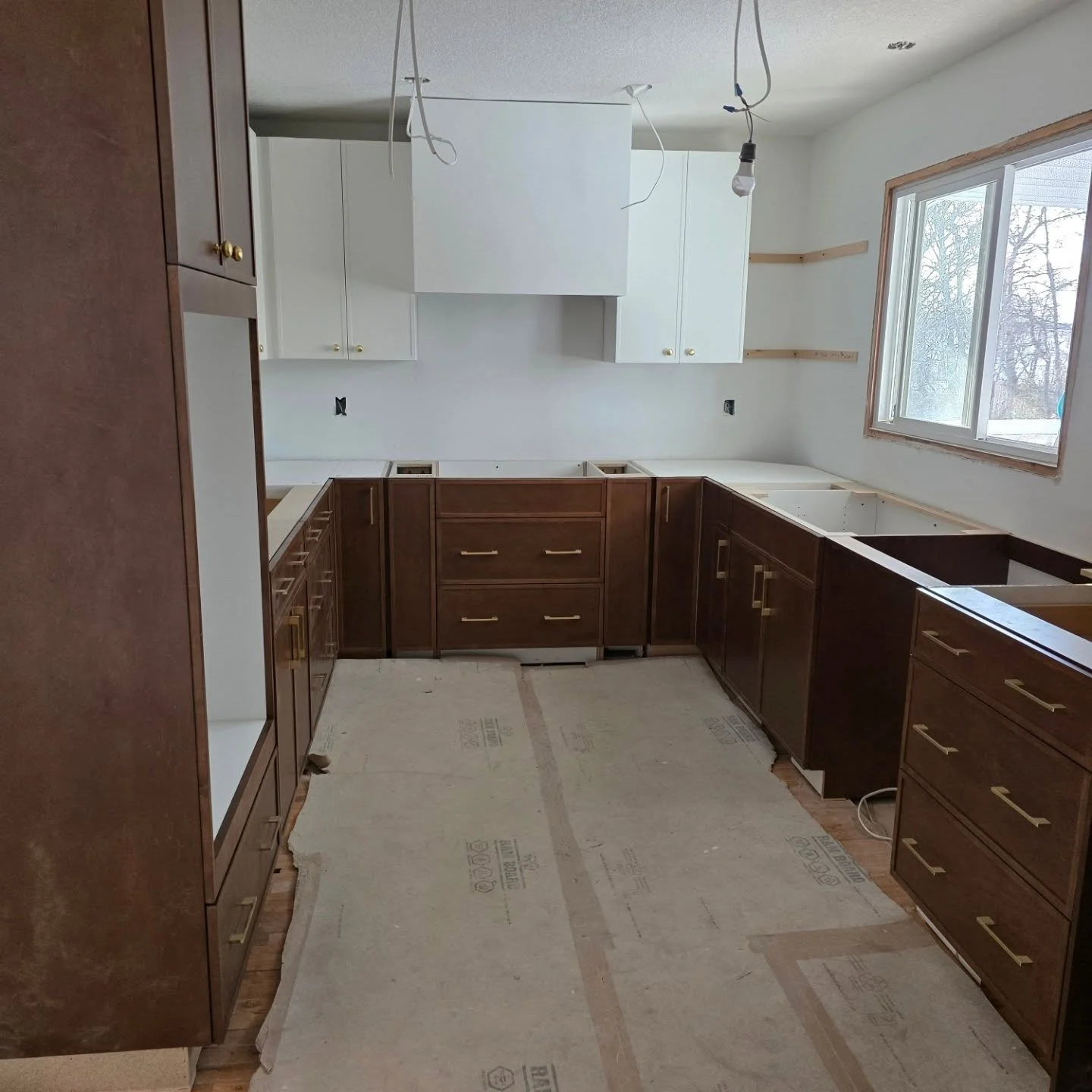 Quick pics of a kitchen we are working on. Ready for quartz counters and backsplash next week.