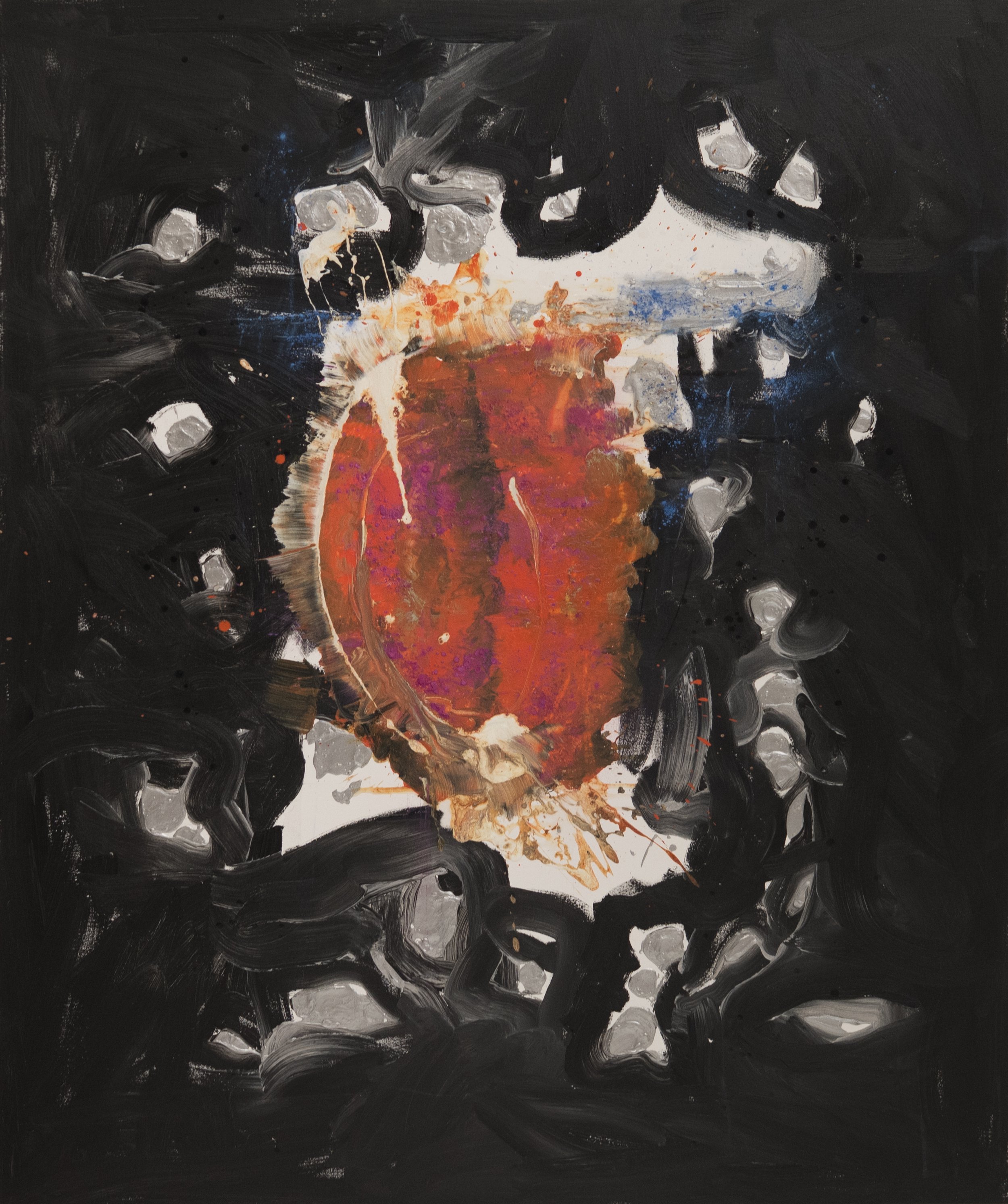 Conception, 2025, acrylic on canvas, 60 x 72 in