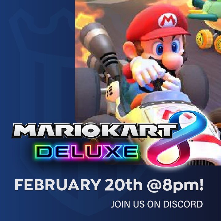 Feel the adrenaline and race towards the weekend to join the Gaming Club in playing Mario Kart 8 @ 8pm on Saturday February 20th! Hosted on our discord server&ndash; comment if you want to join! 🏎🏎🏎