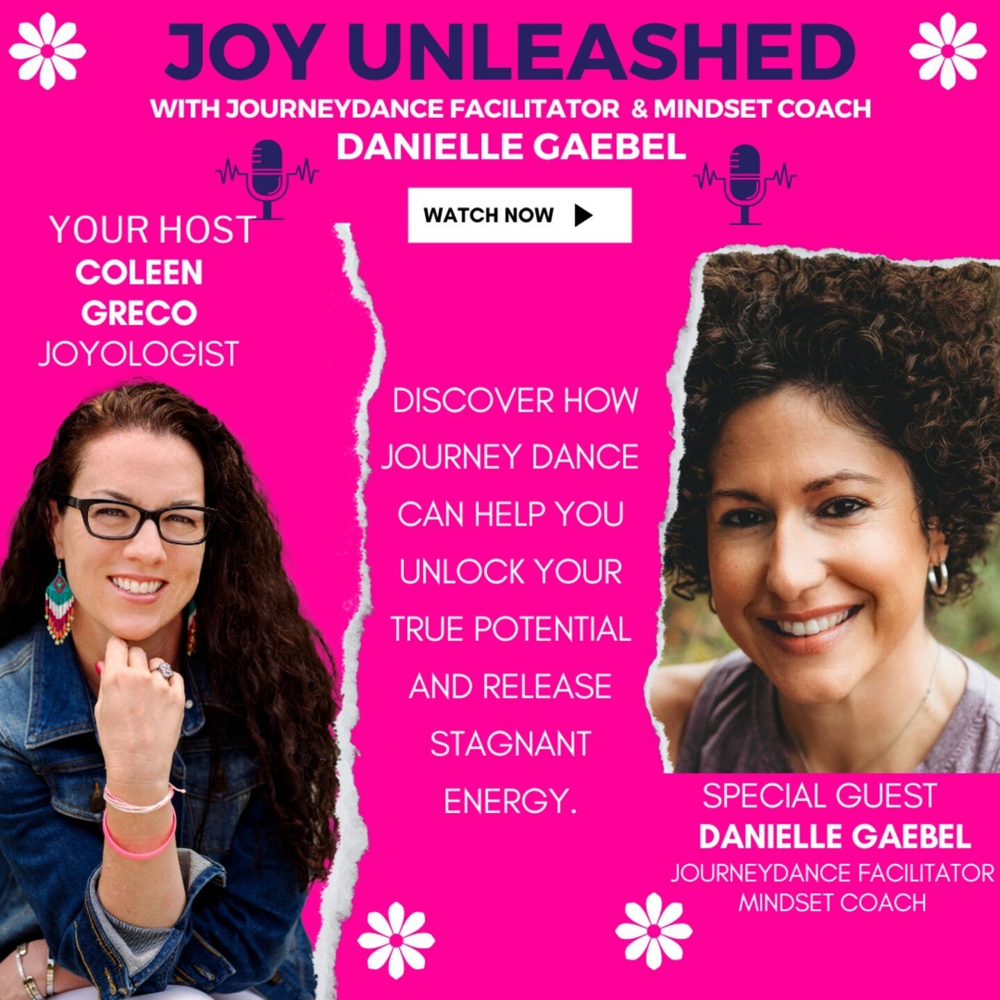 Unleash your JOY 🙌 Check out this episode of Joy Unleashed &mdash; I'm chatting JourneyDance&trade;, making changes, and choosing joy with joyologist and mindset coach @&zwnj;TheColeenGreco.⁠
⁠
Together, we dive into letting go of limitations and fi