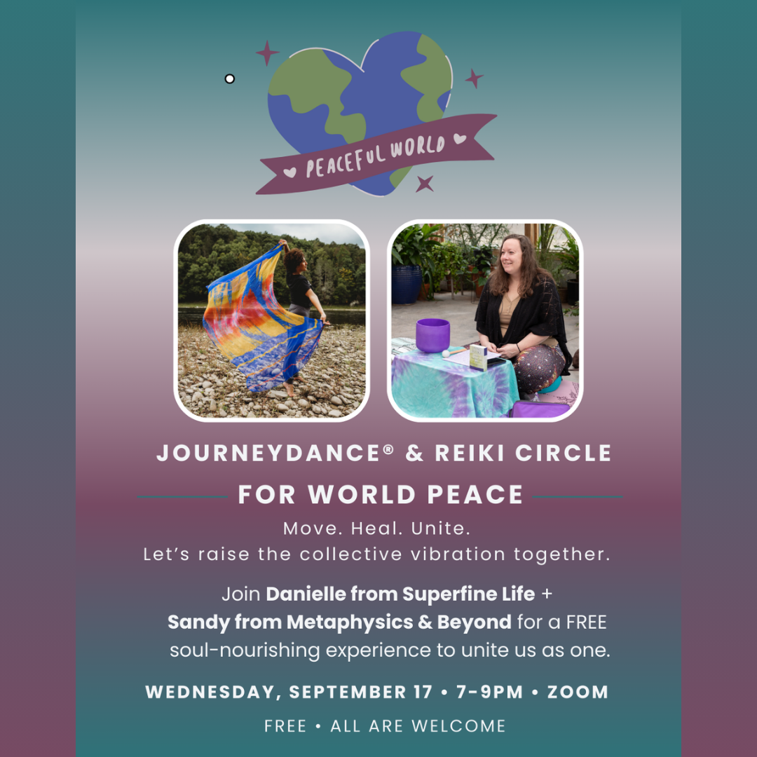 Sacred Rhythm: JourneyDance® & Reiki for World Peace