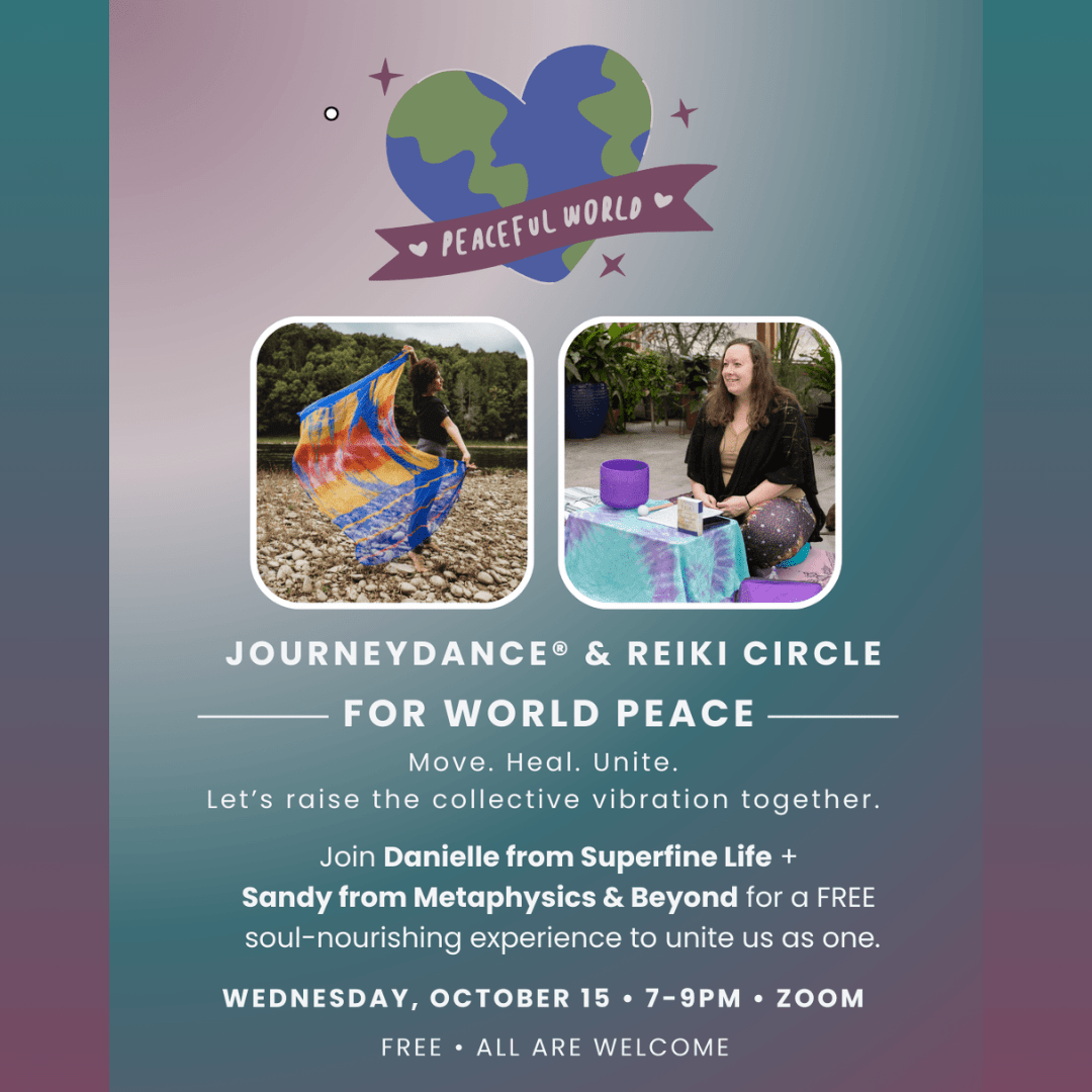 Sacred Rhythm: JourneyDance® & Reiki for World Peace