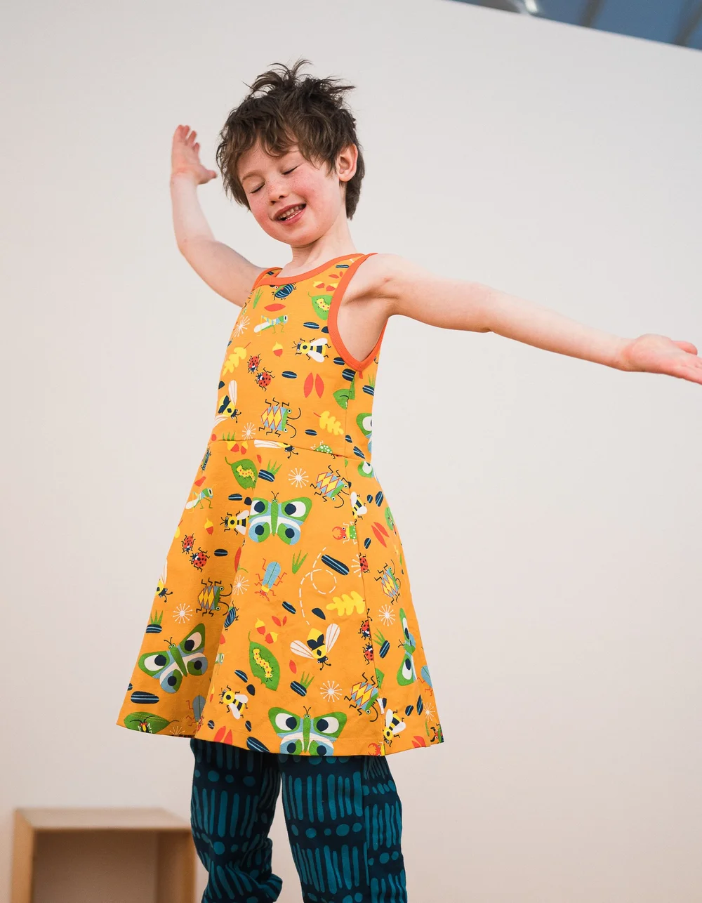 Critters Sleeveless Dress with Pockets Organic Cotton — Merle Kids