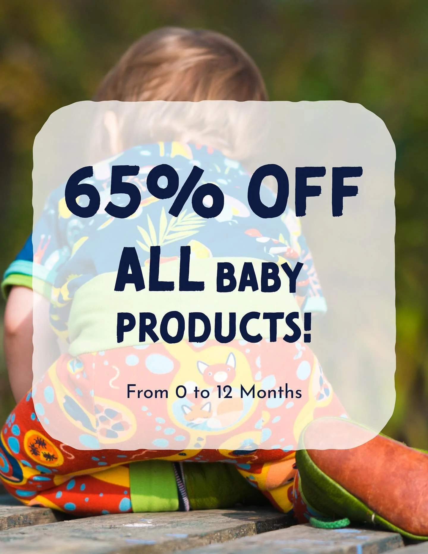 🥳 New sales alert!!! 🥳
Starting now, all the baby products up to size 12 months (80 EU) are 65% off! That’s a lot!
I have only one or two left from many products in that size, especially the handmade items, so you might want to be quick 💨😉