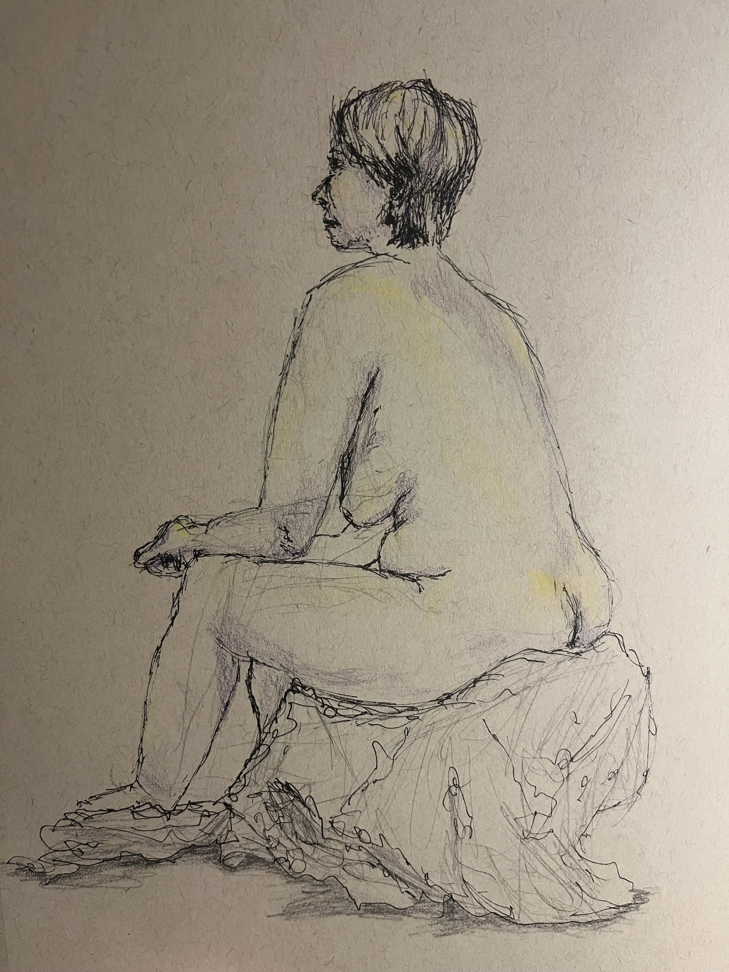 Figure Drawing in Pen