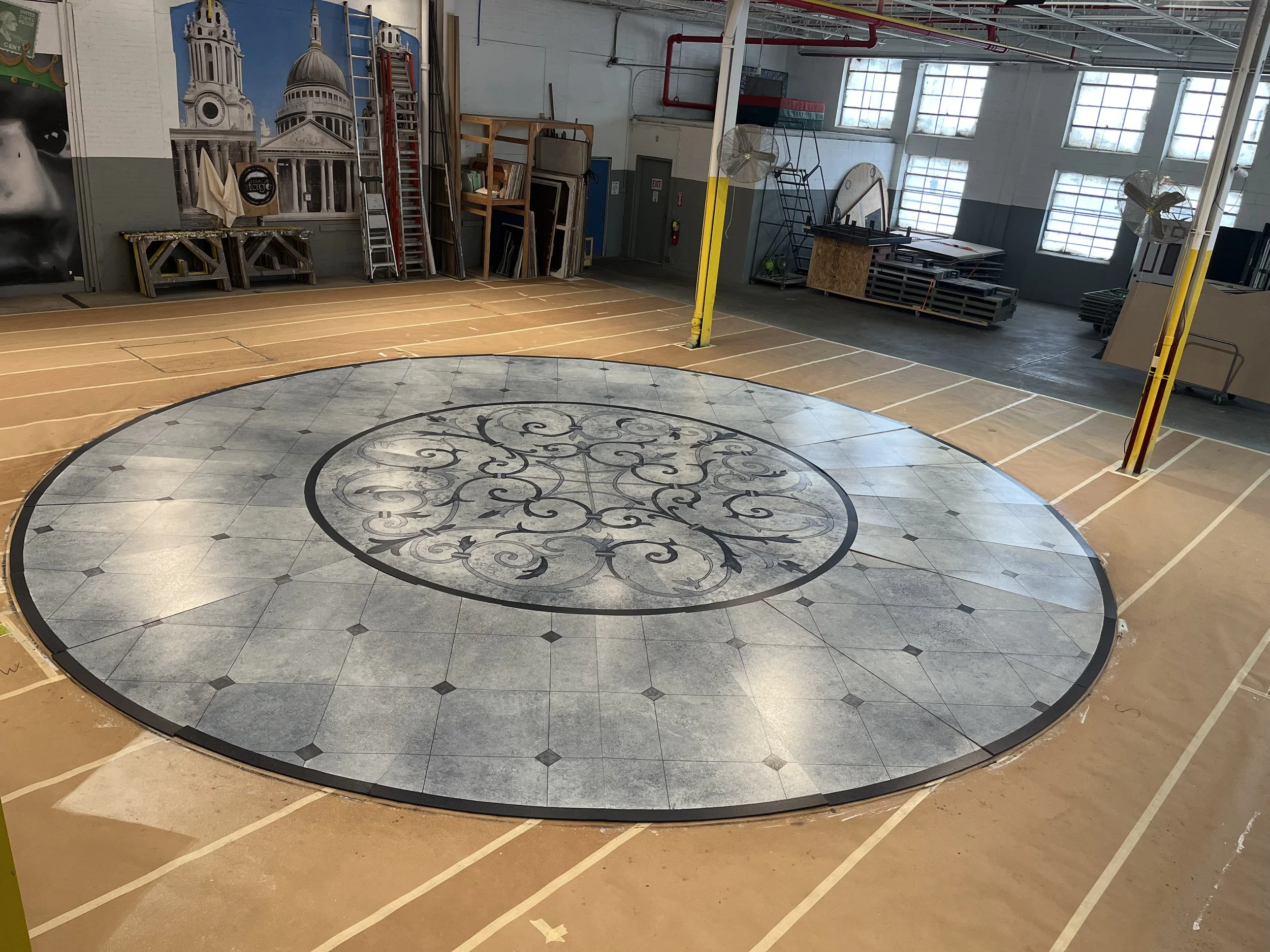 tile floor medallion - Sense and Sensibility