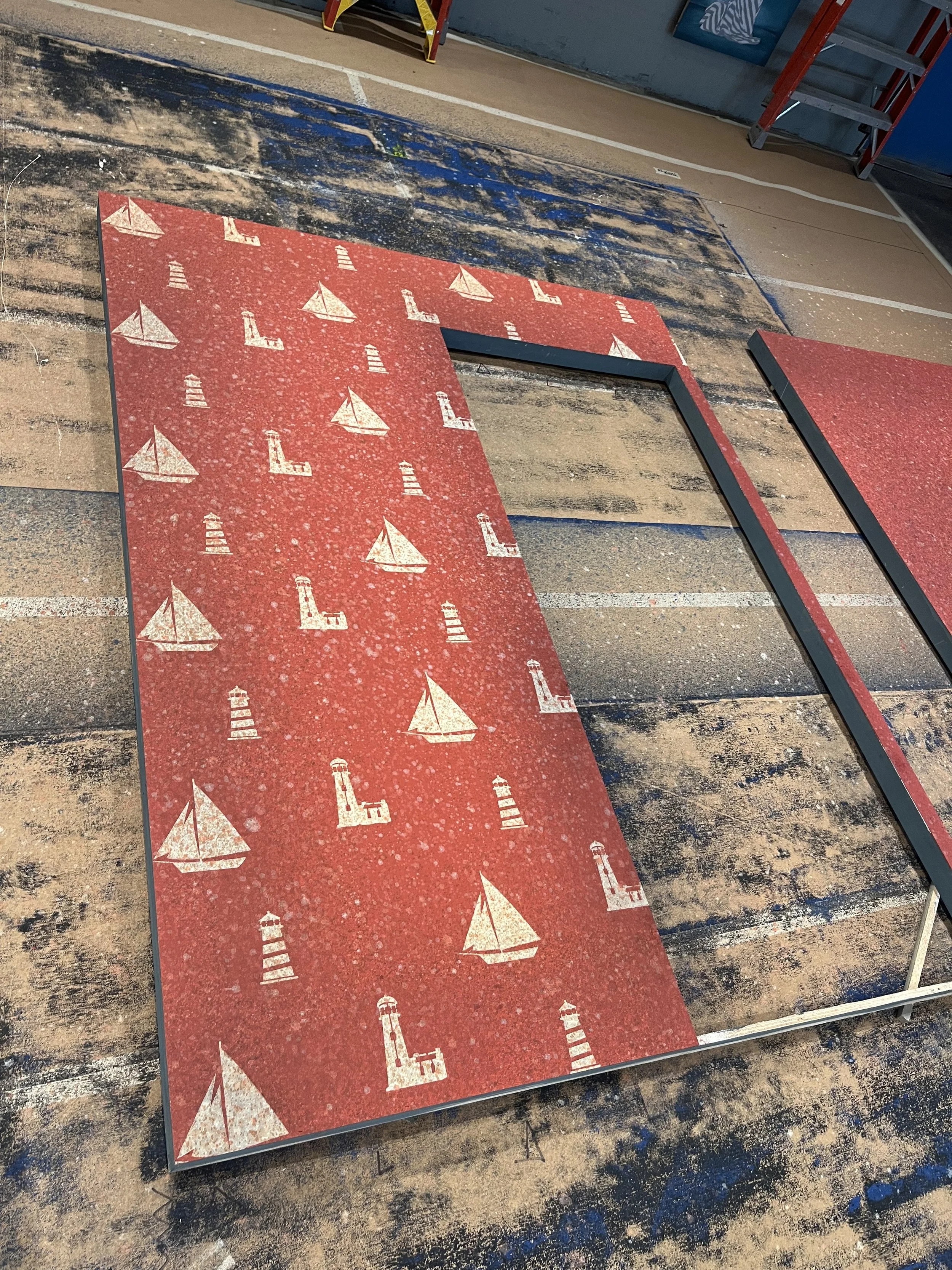 Ralphie's room wallpaper - A Christmas Story