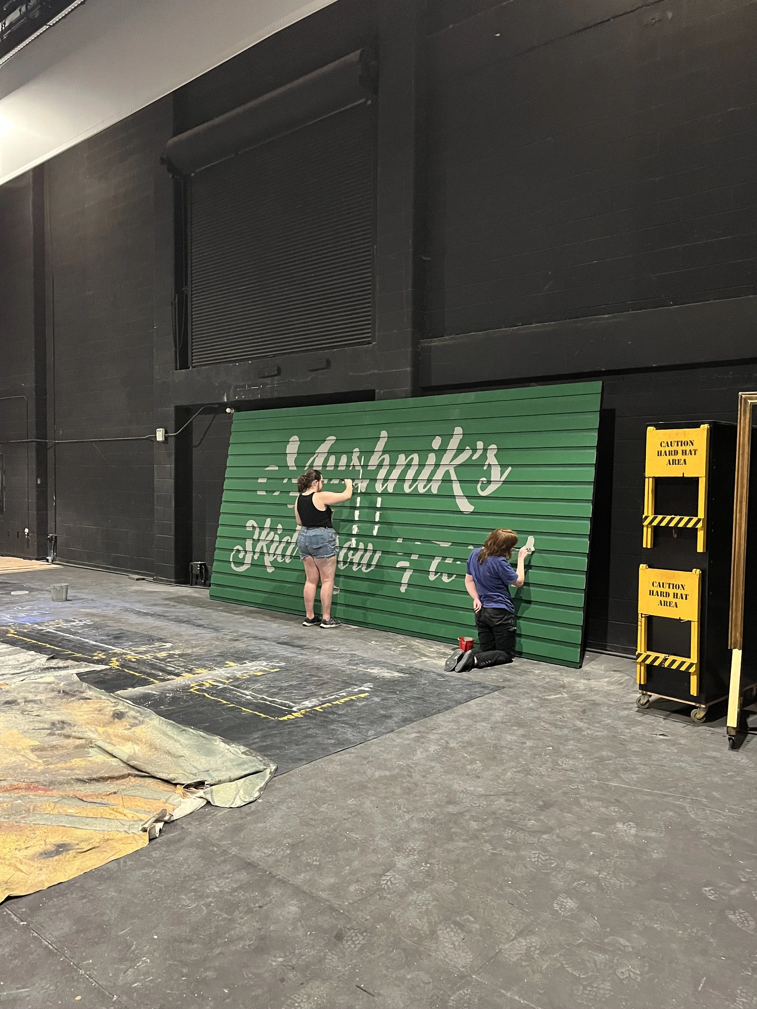 Mushnik sign lettering - Little Shop of Horrors