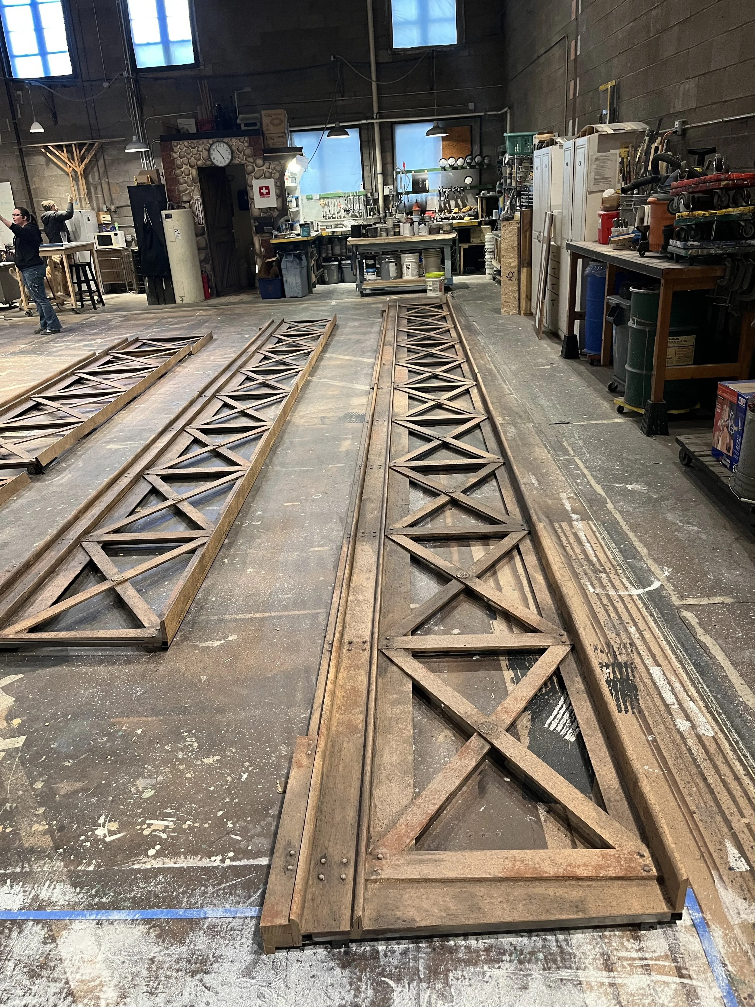 metal truss - A Christmas Carol