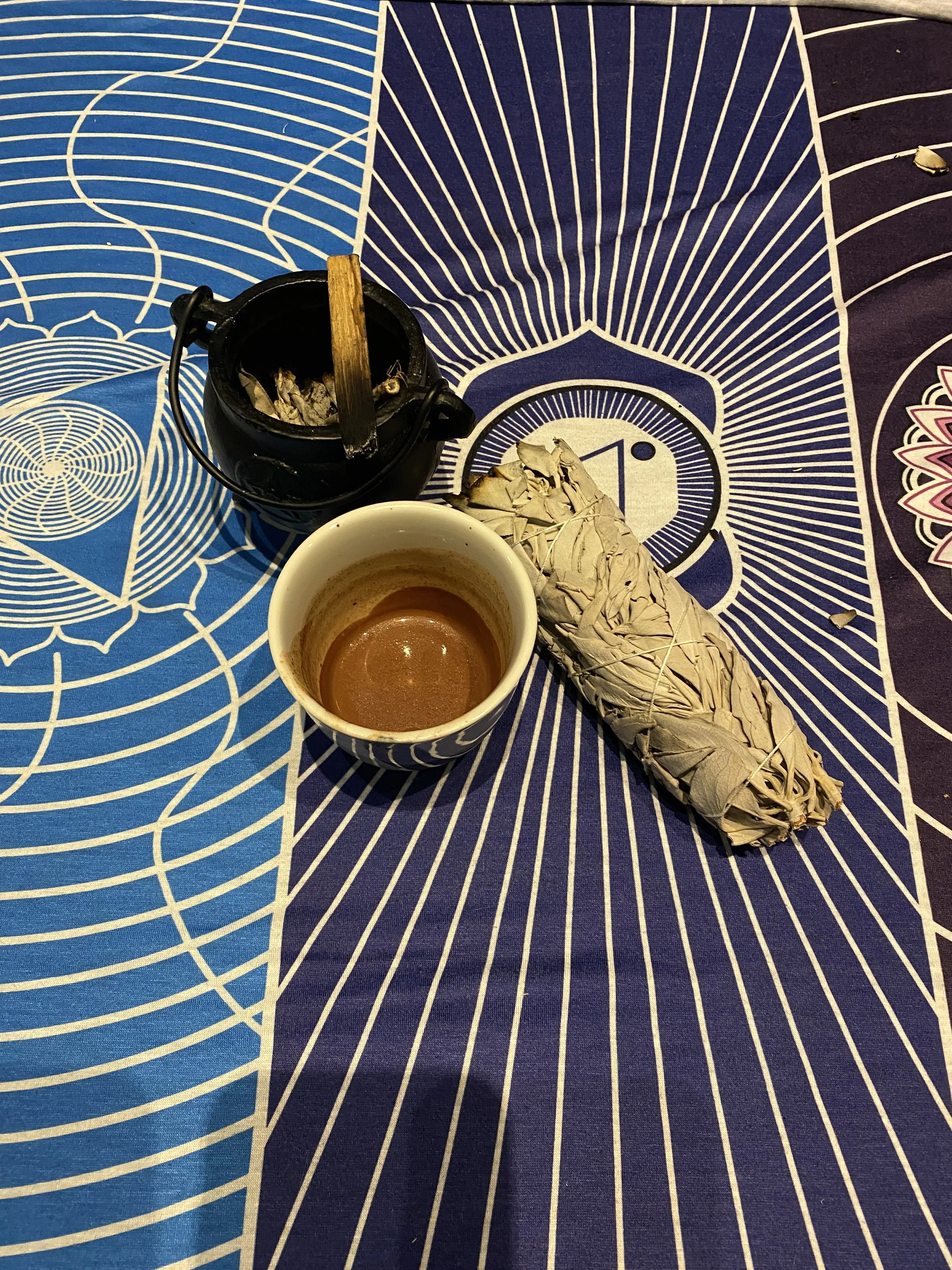 Sage, Cacao and Paulo Santo