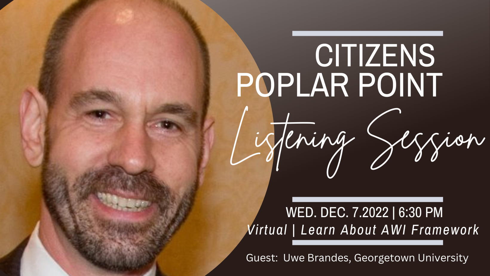 Listening Session — Poplar Point DC