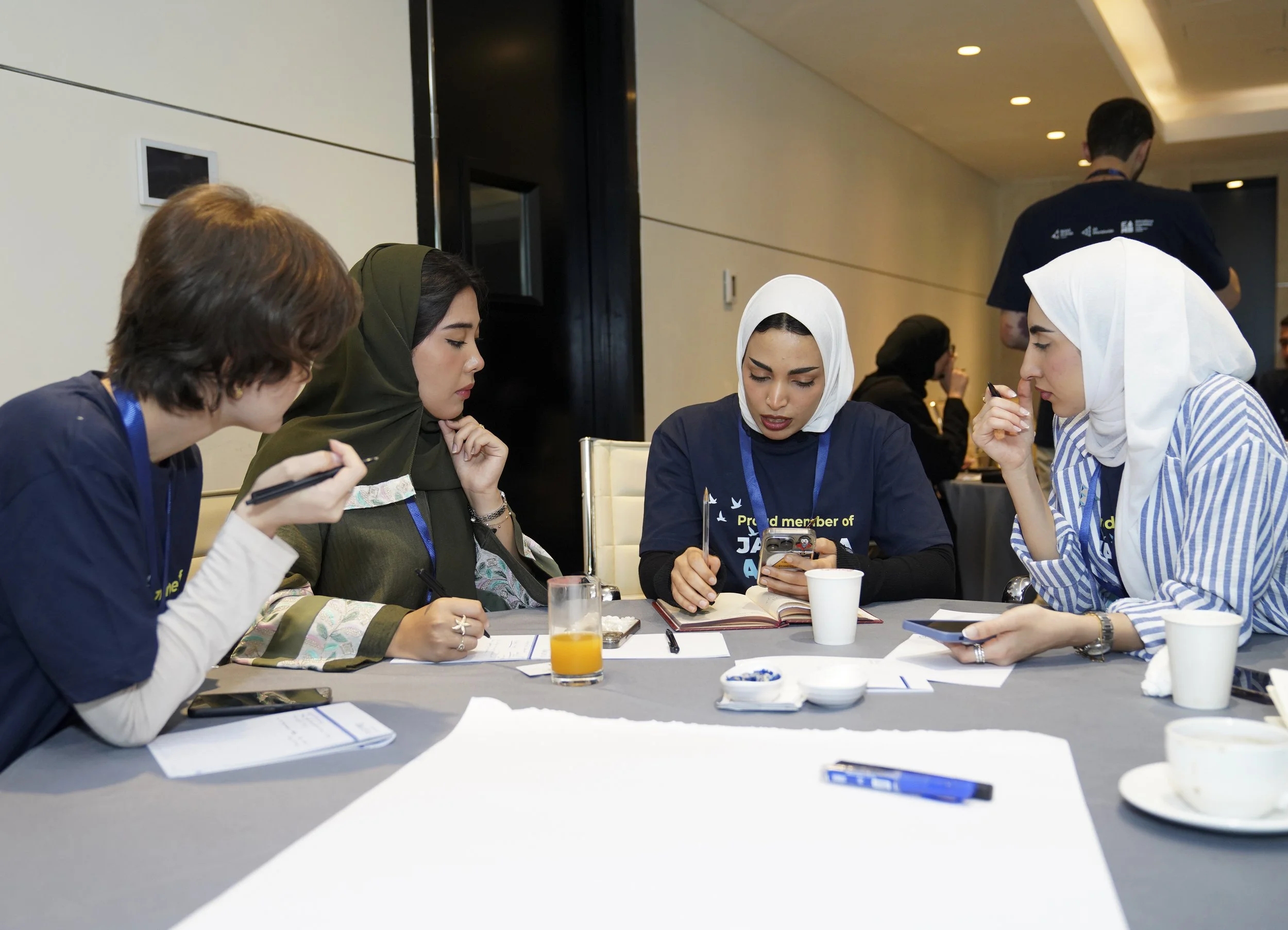 Alumni working together.JPG