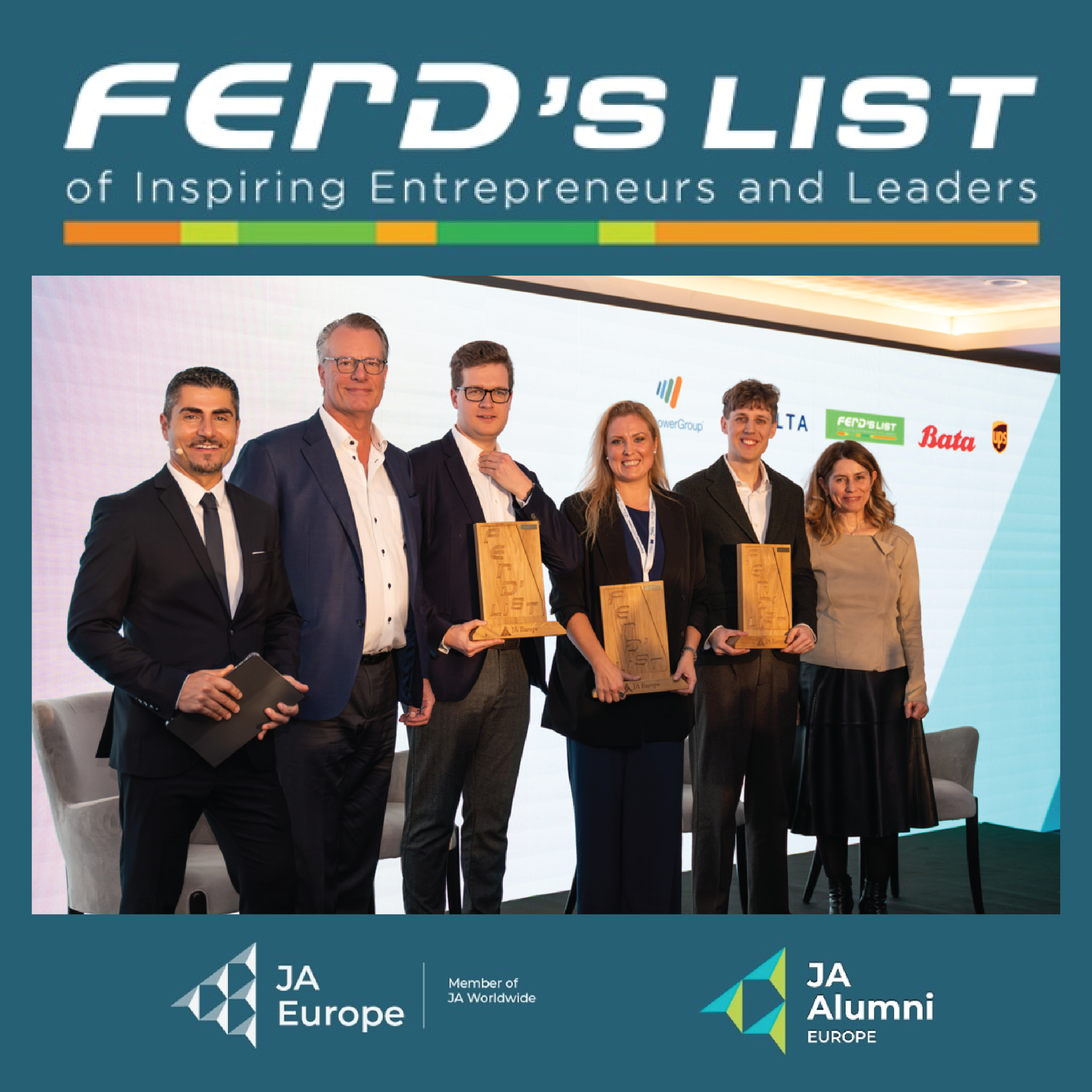 JA Europe Celebrates 2025 FERD’s List Honorees