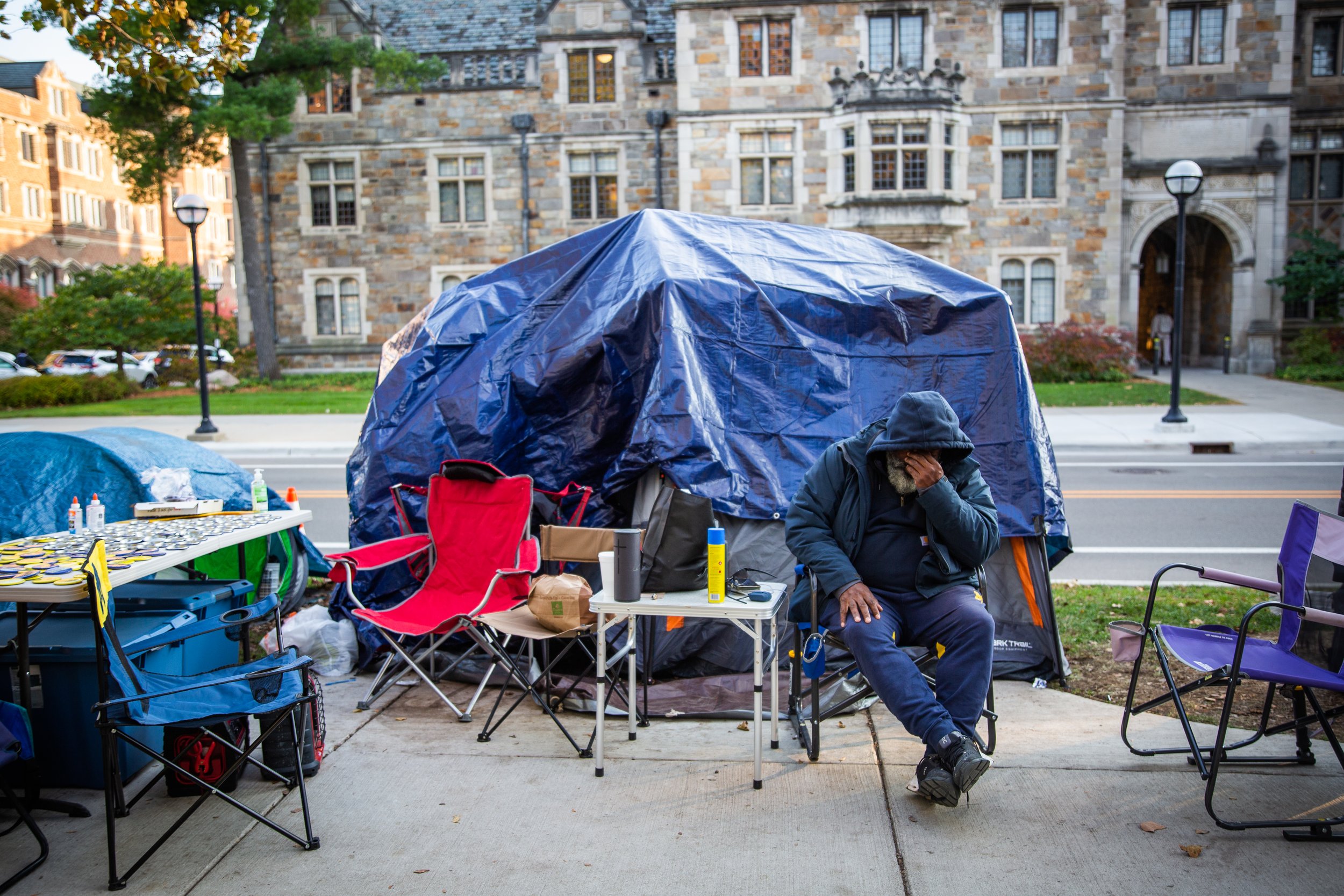  Since Oct. 8, 2021, survivors of late University of Michigan athletic doctor Robert Anderson have been camping outside of University President Mark Schlissel’s house in protest against the University’s handling of the nearly 1,000 individuals who ha