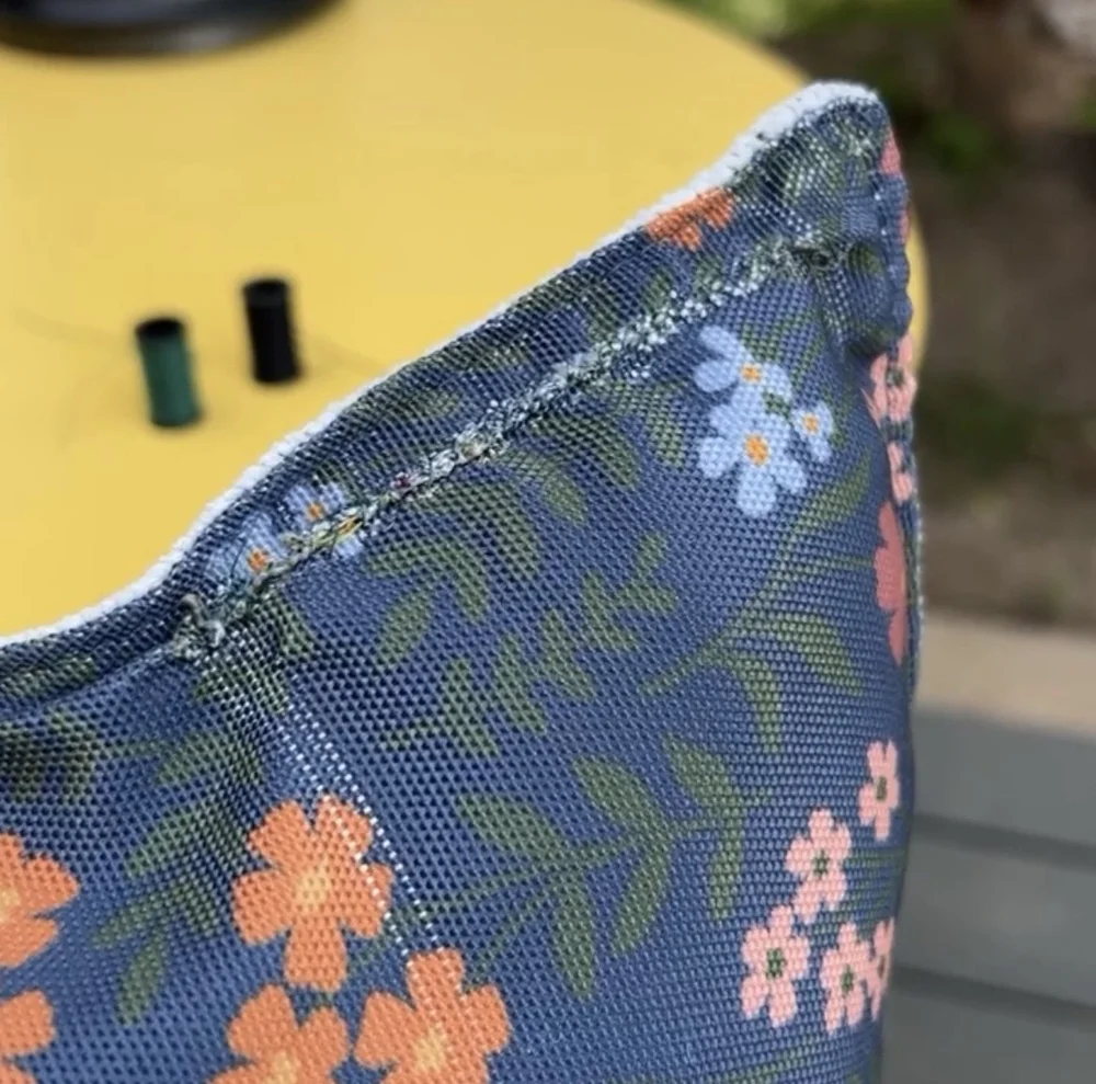 Slit is stitched closed