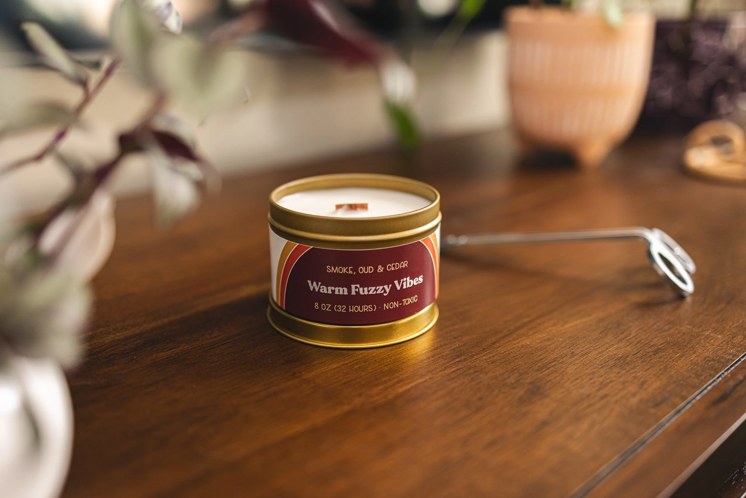 Cozy Candle - Warm Fuzzy Vibes