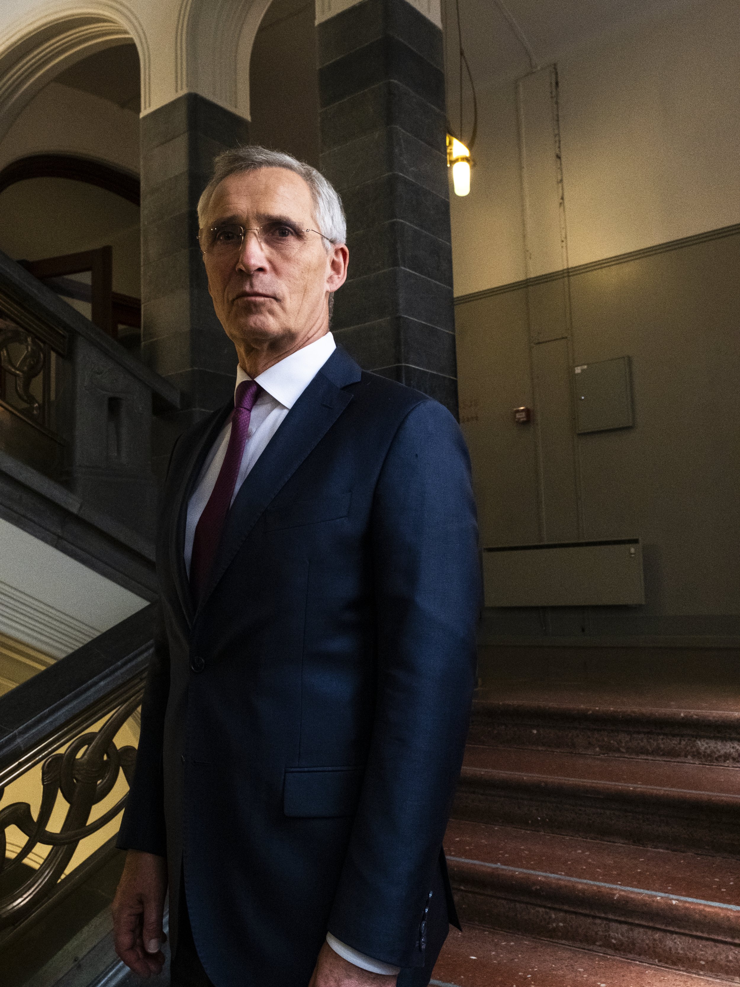 Minister of Finance Jens Stoltenberg.