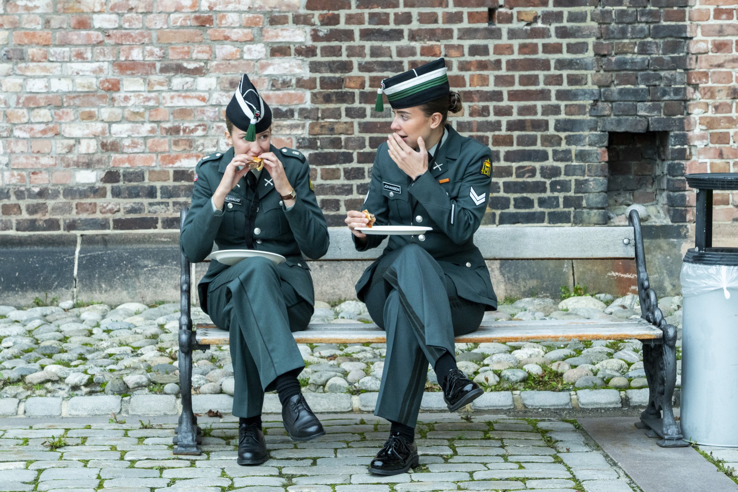 Lunch break at Akershus fortress