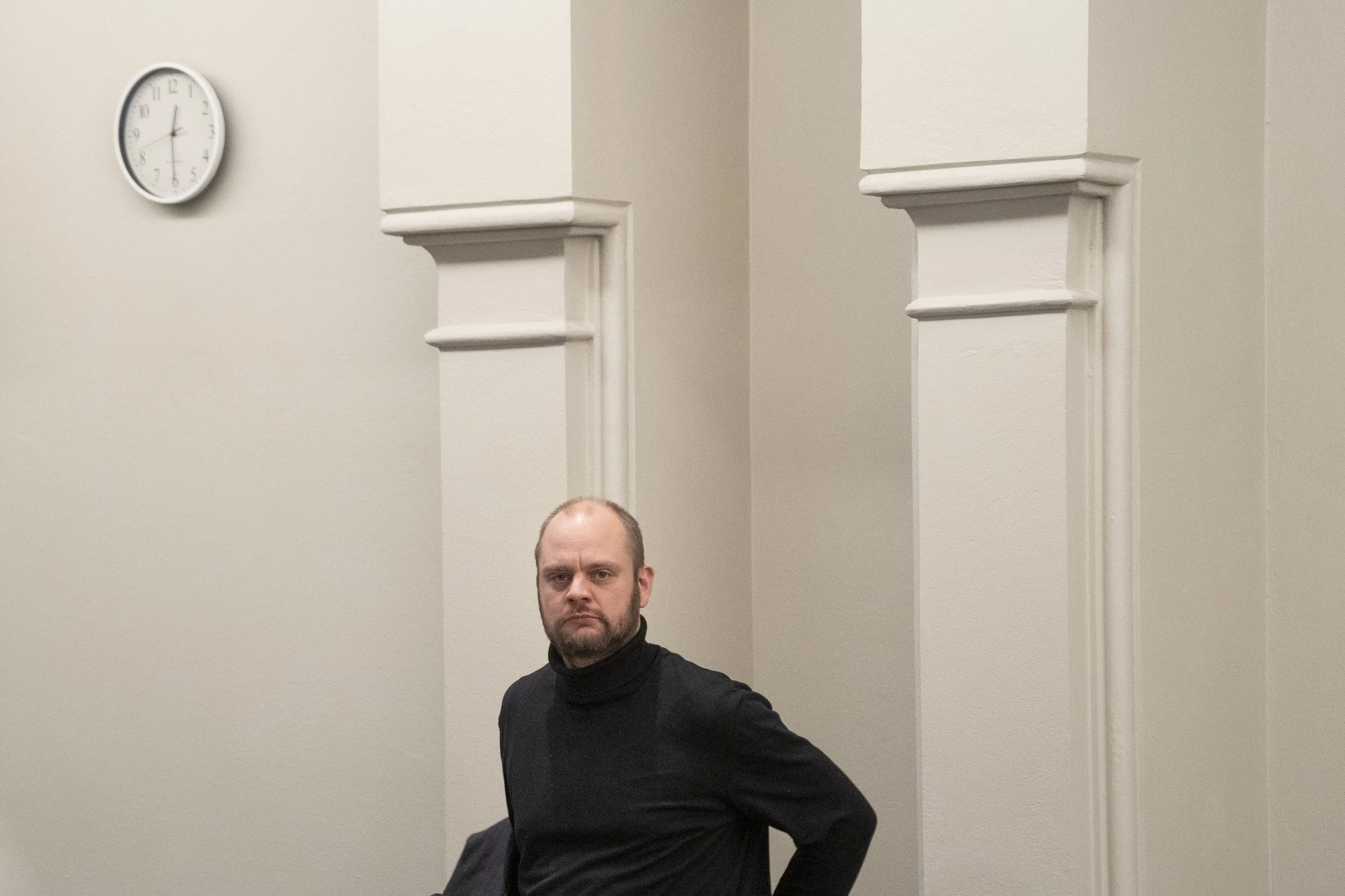 Mimir Kristiansson (R), during a meeting the Norwegian Parliament