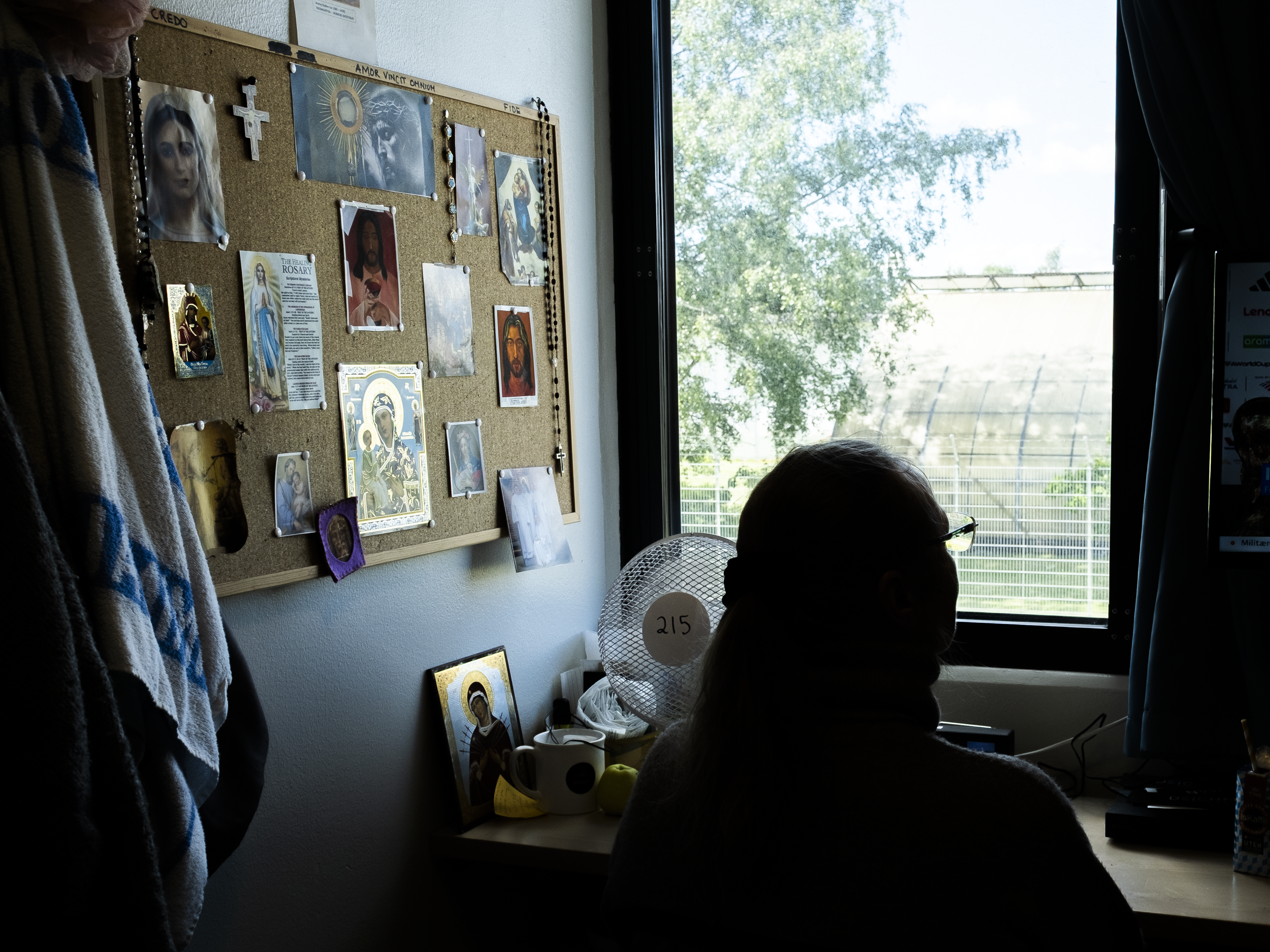 Inside the women's section of Ullersmo prison. 