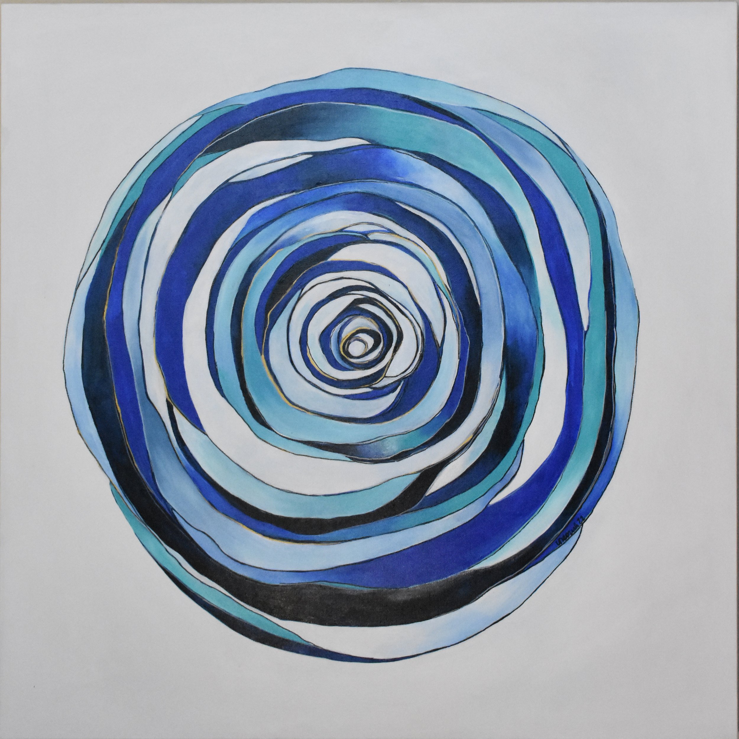 Growth Rings I | Acrylic | 36" x 36" | $800