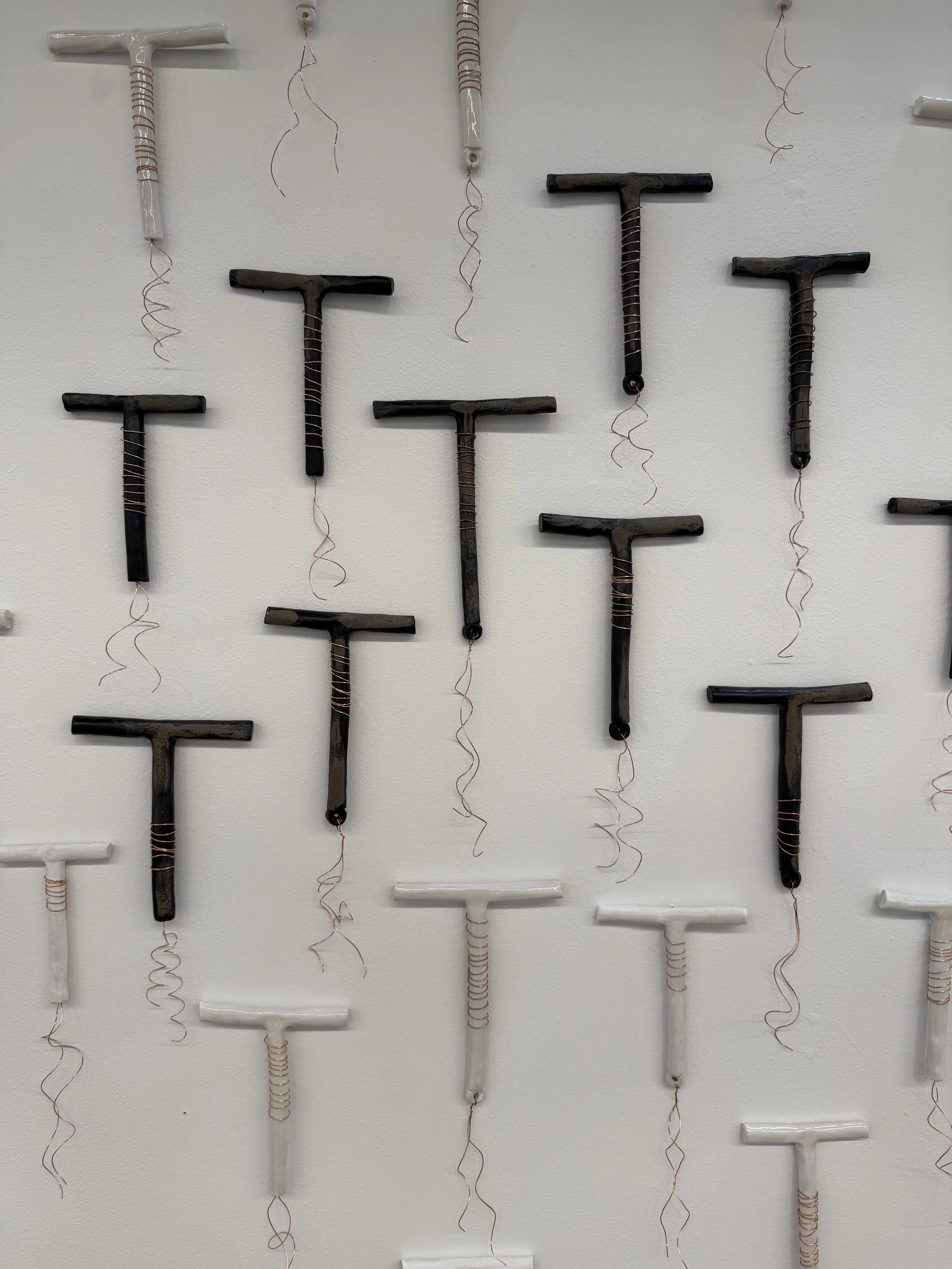 Duality (detail) | 2026 | Stoneware, copper