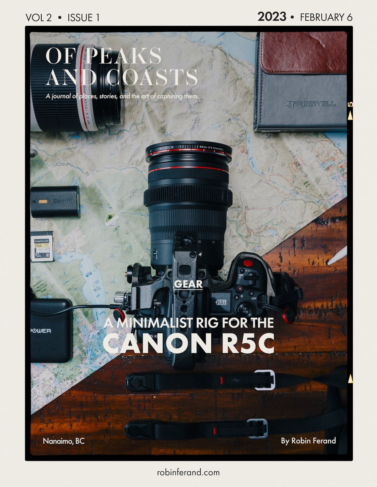 A Minimal Kit with the Canon R5C