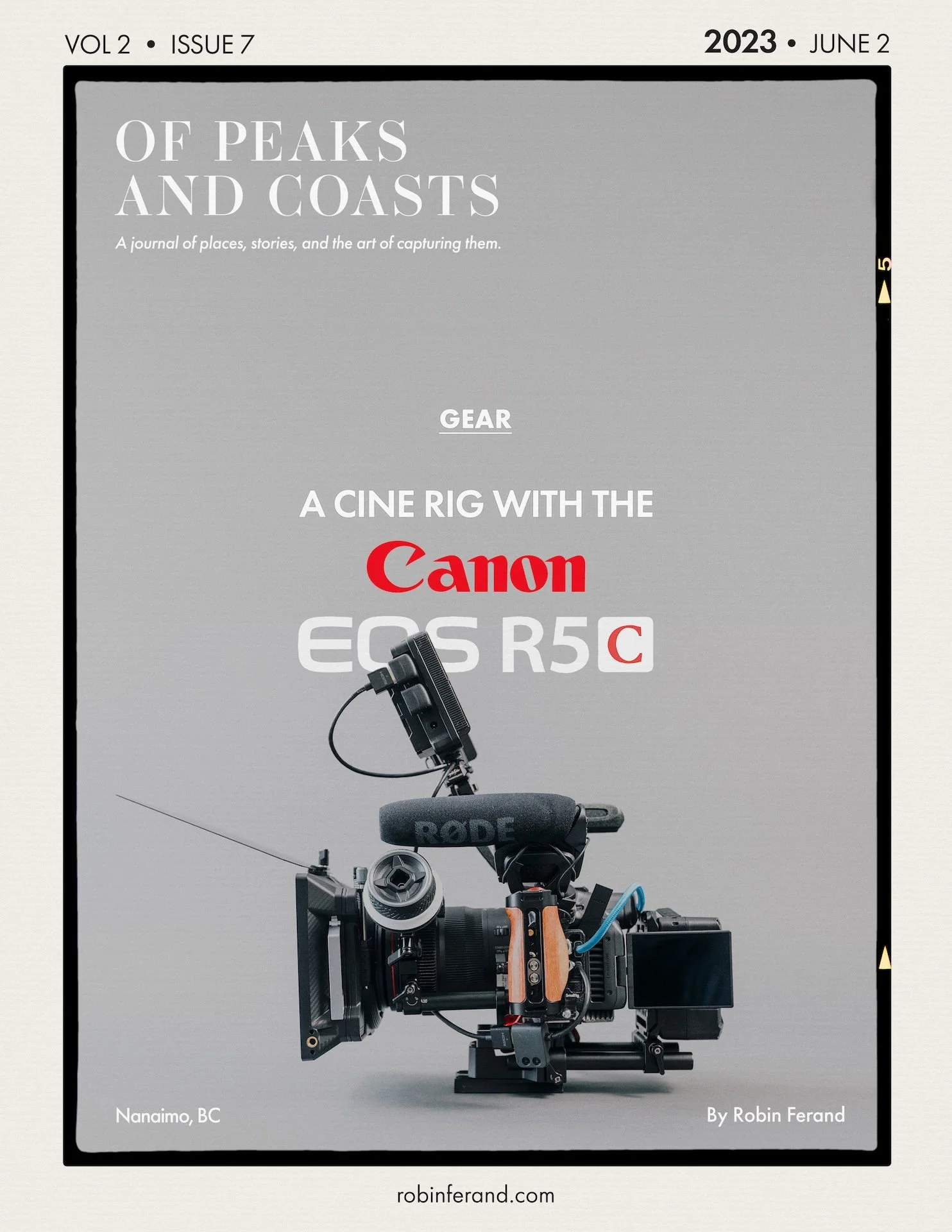 Yet Another Canon R5C Camera Cinema Rig