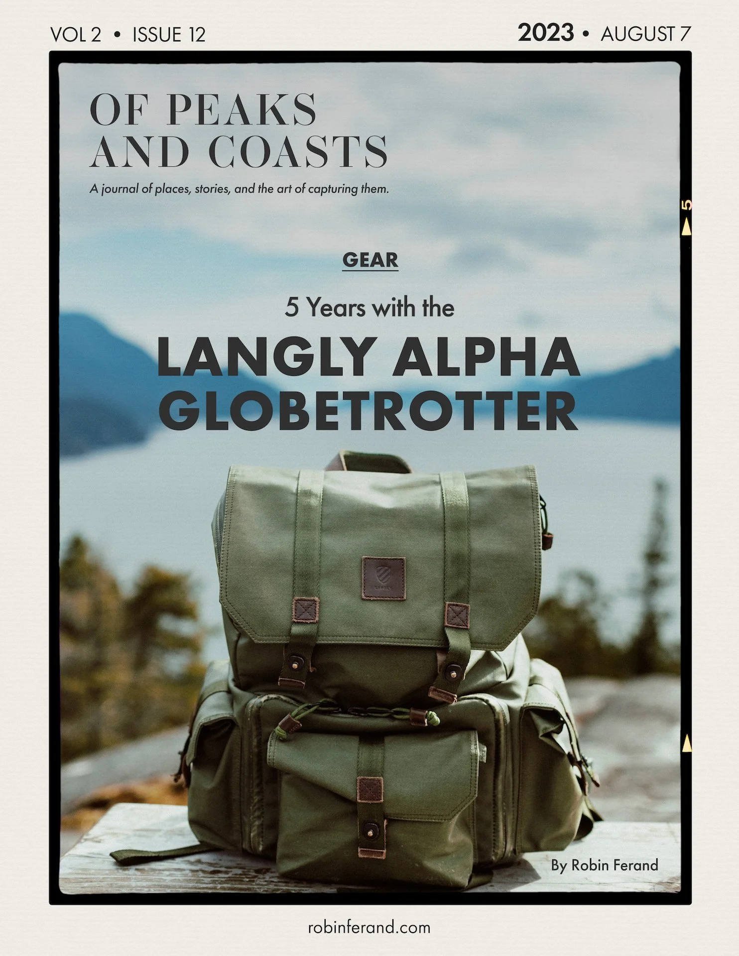5 Years Later With the Langly Alpha Globe-Trotter Camera Backpack