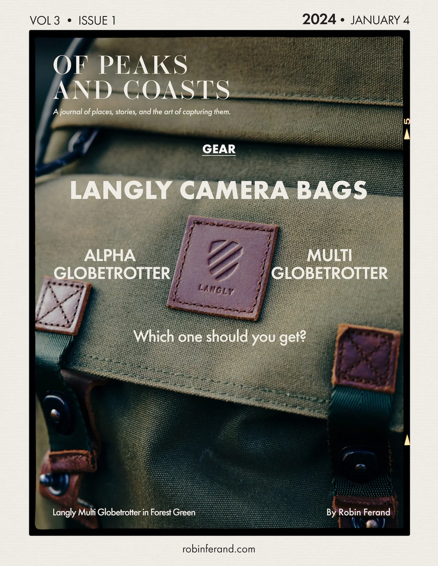 Langly Globetrotter VS Multi Globetrotter Camera Backpacks