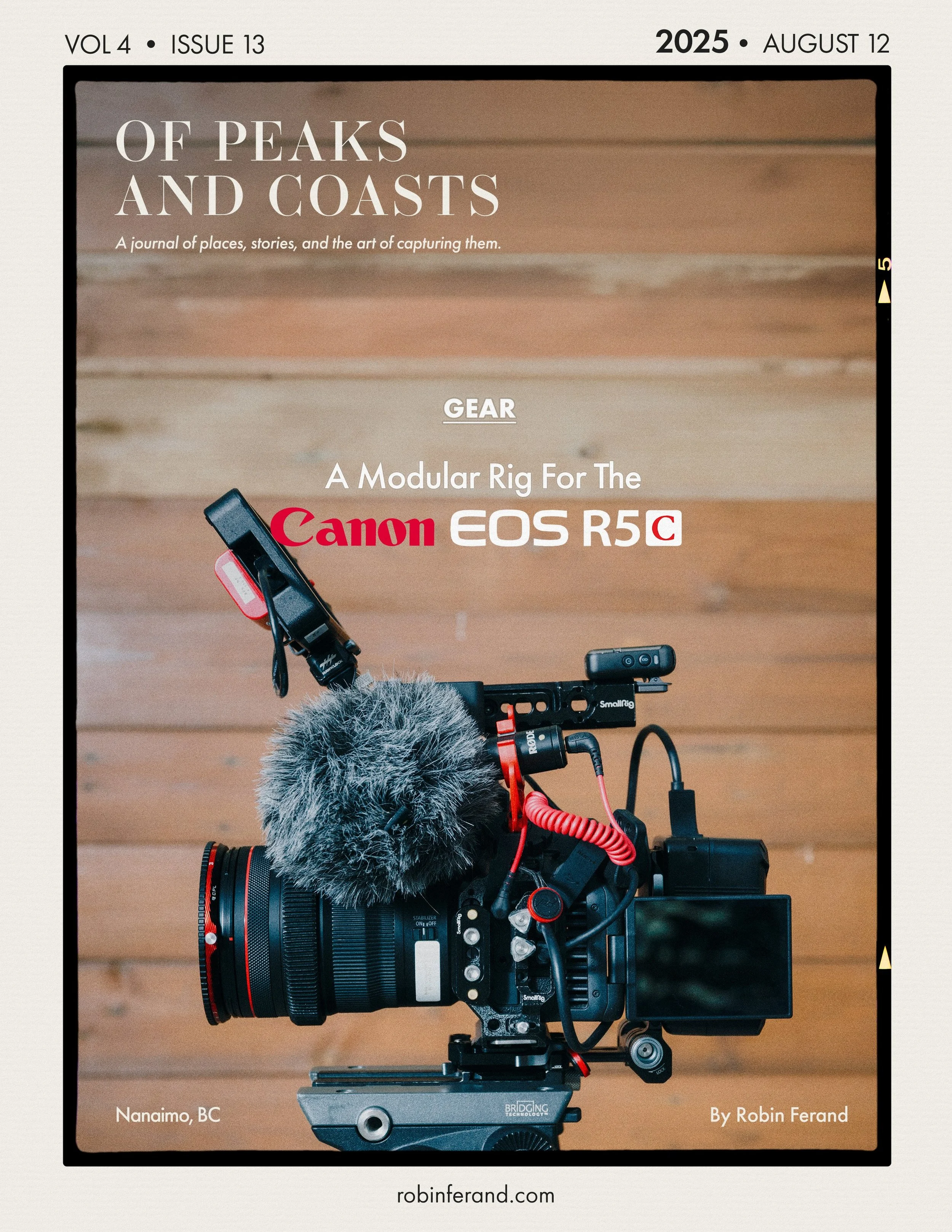 Camera Rig R5 A Modular Rig or the Canon R5C (2025 Edition) — Robin Ferand