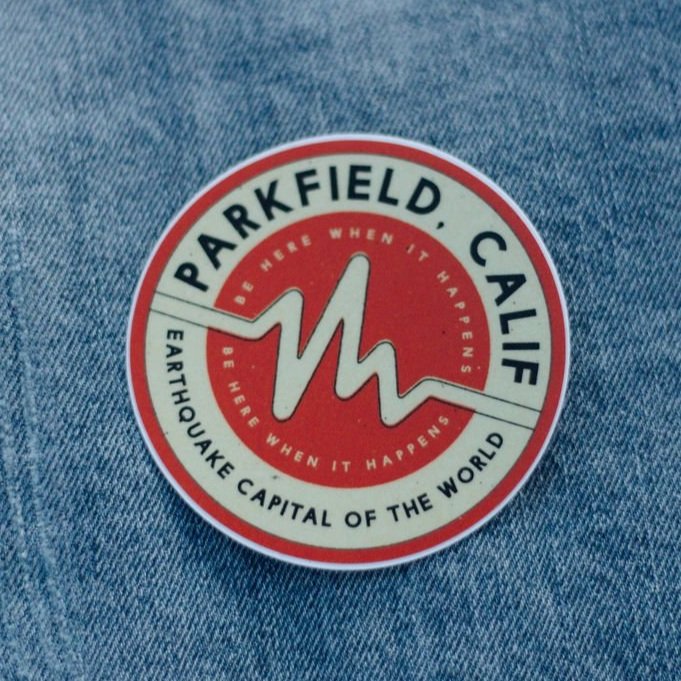 Parkfield, Calif Sticker