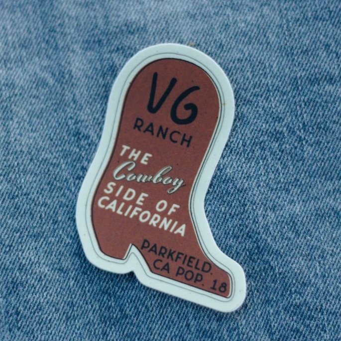 V6 Ranch Boot Sticker & Magnet