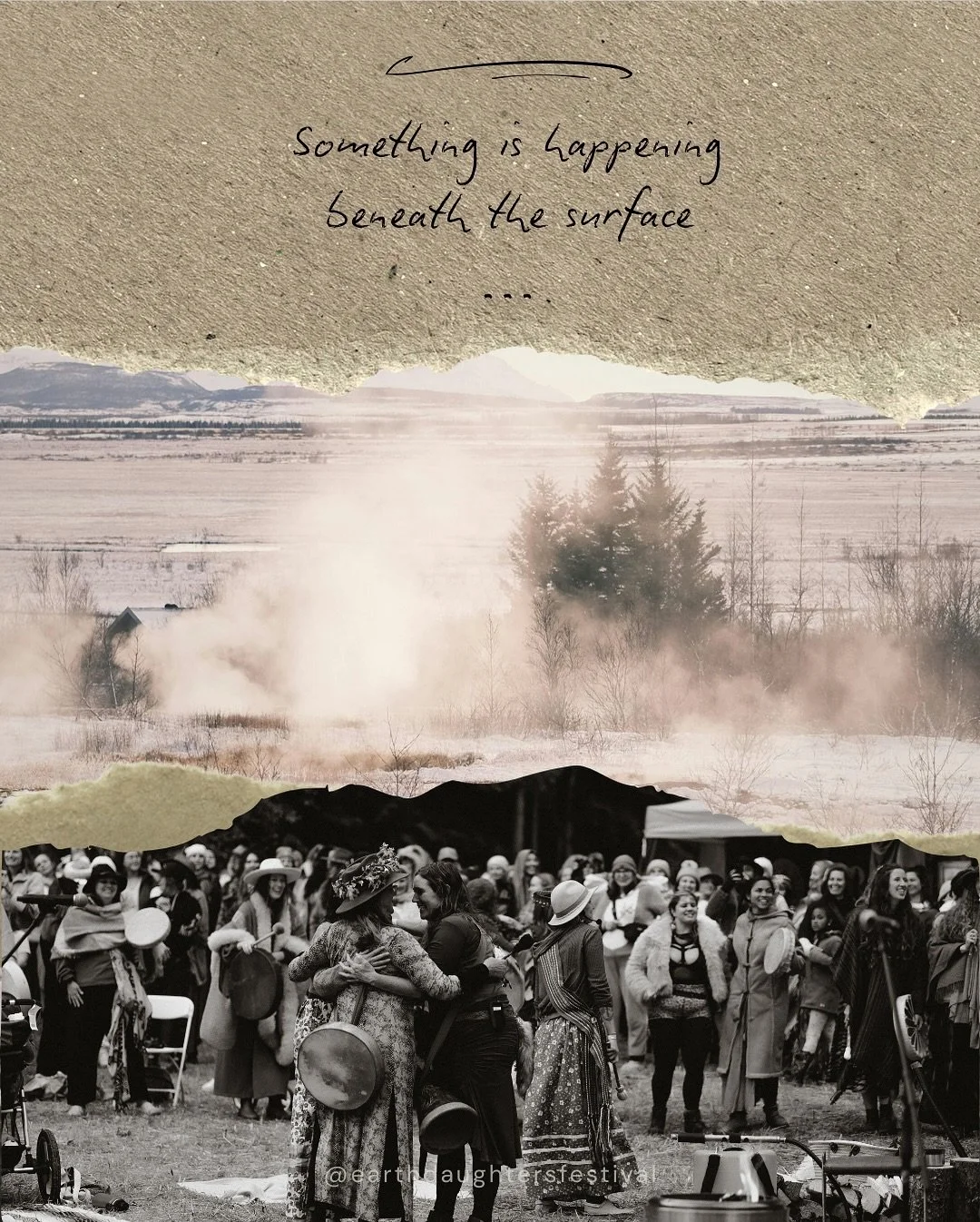 🌲 Something is happening beneath the surface&hellip;
beneath the chaos of the holidays, 
even below the seasonal melancholy many of us begin to feel this time of the year. 

The earth is doing her winter work! 
She, like us, is composting, regenerat