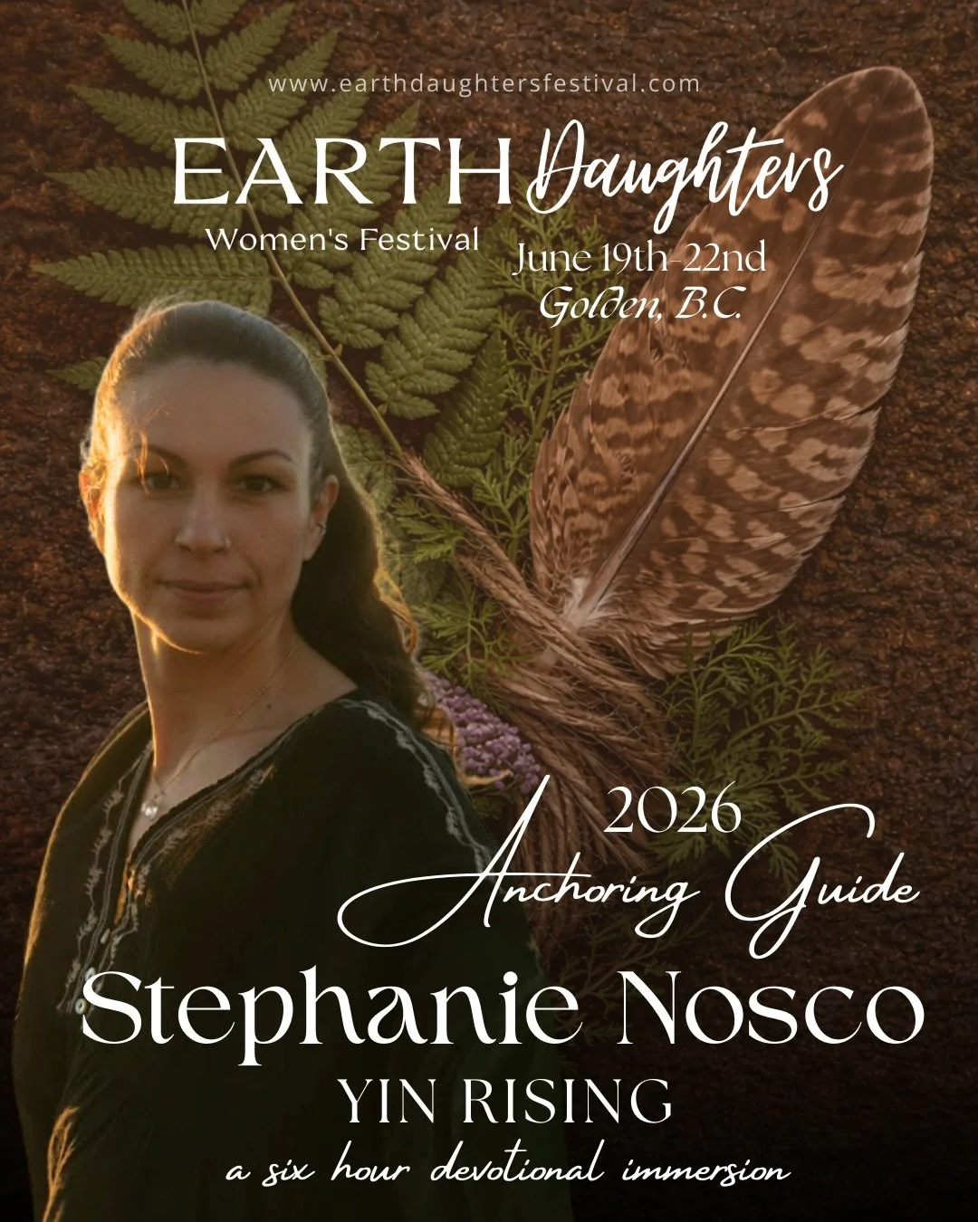 Slow down. Soften. Listen. 
Yin Rising, Stephanie&rsquo;s signature offering is BIG and we are absolutely honoured to move this medicine through the field of the Earth Daughters gathering. 

🧘 Yin Rising is a 2 day (3hrs Friday &amp; 3 hrs Saturday 