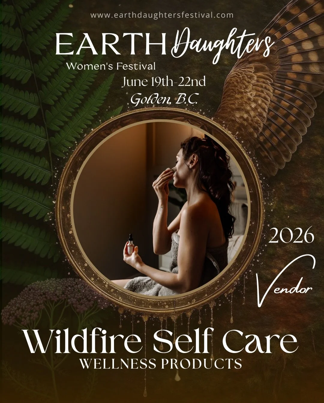 Wildfire Self Care- All-natural, handmade wellness items for conscious and intentional living. Honoured to have their beautiful products at Earth Daughters this year! 🌹 

Raised by her grandmother and surrounded by the untamed beauty of nature, Amy 