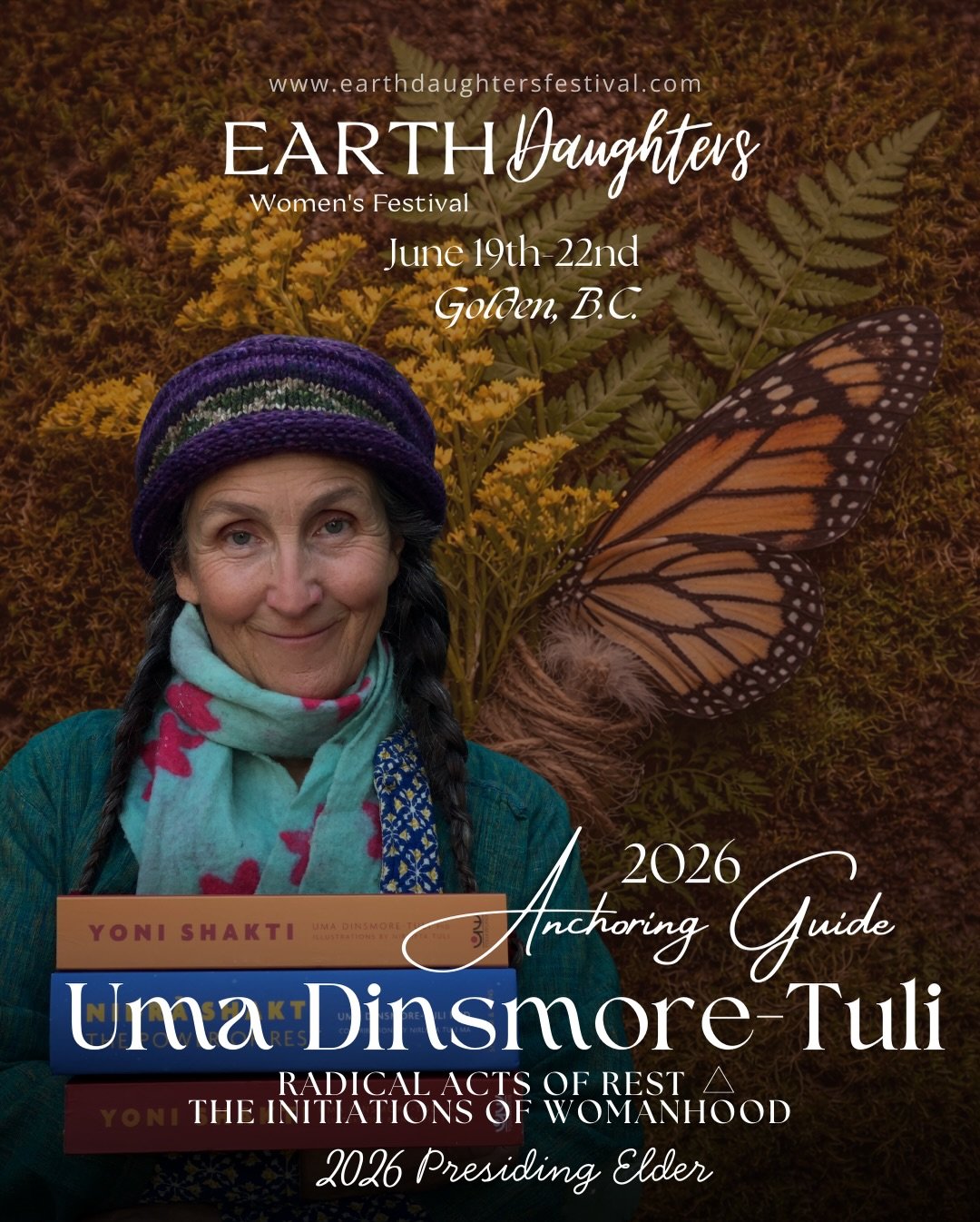 A wise elder to remind of the power of rest and accepting our cycles and phases. Our 2026 Presiding Elder. 🤍

Uma Dinsmore-Tuli walks the path of re-matriation. A writer of six books, a mother, a carer of elders, and a keeper of cyclical knowing, he