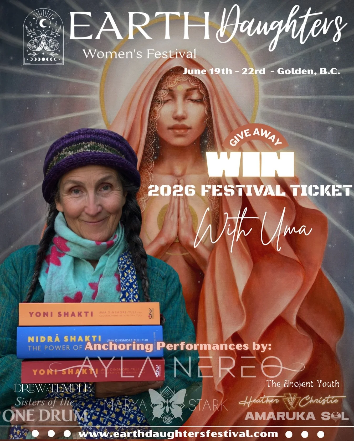 Win a 2026 General admission festival ticket with UMA!!! 
&lsquo;HOLY MOTHER&rsquo; we are so excited that the 2026 schedule and lineup has moved through&nbsp;the wombs spaces of this community and we now hold this payer together!

In one week one wo