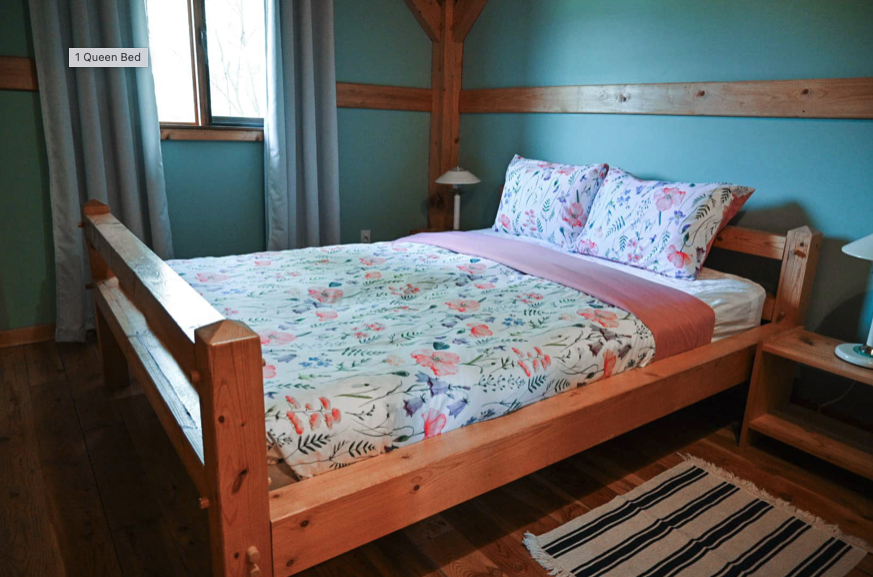 Burgess Cabin One Queen Bed One Bunk Bed  Four Nights Stay