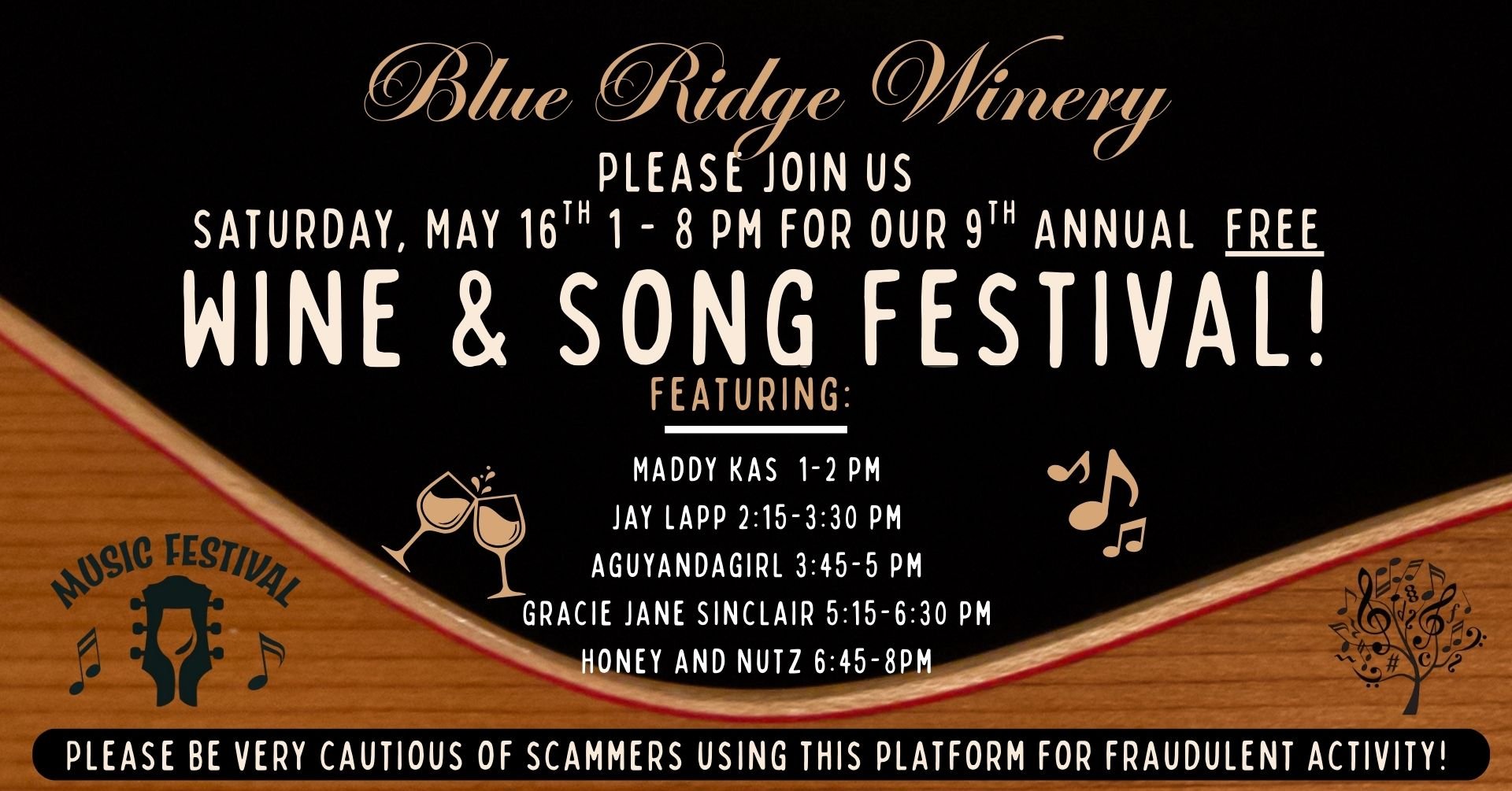 9th Annual Wine &amp; Song Festival