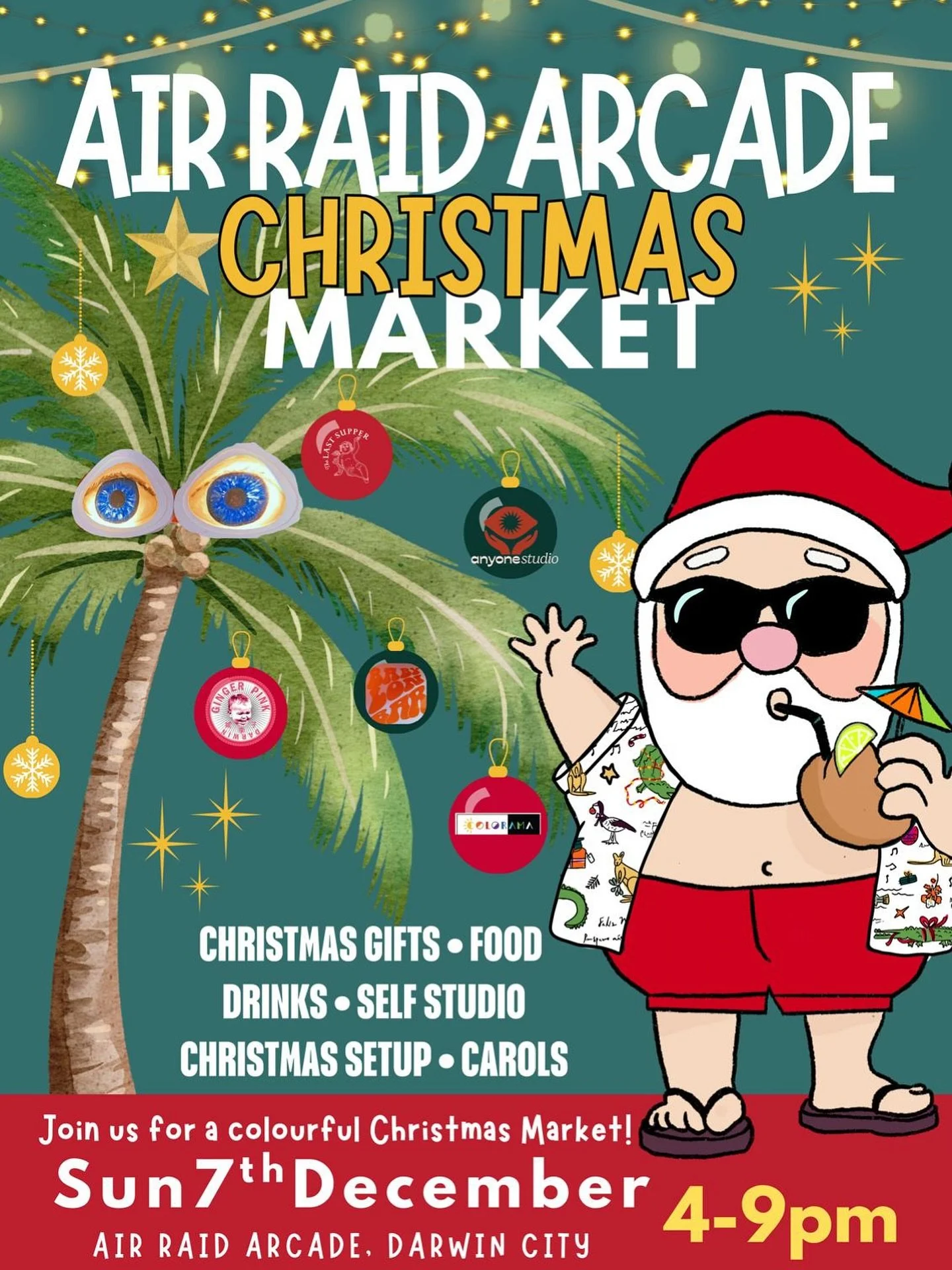 Exclusive drop alert! 🤫

Pathfinders NT x @thisiscolorama collab merch will be making its debut at the Air Raid Arcade Christmas Market &ndash; 7th December, 4&ndash;9 pm at Air Raid Arcade, Darwin City. 💙 

Think Territory vibes and super-limited 