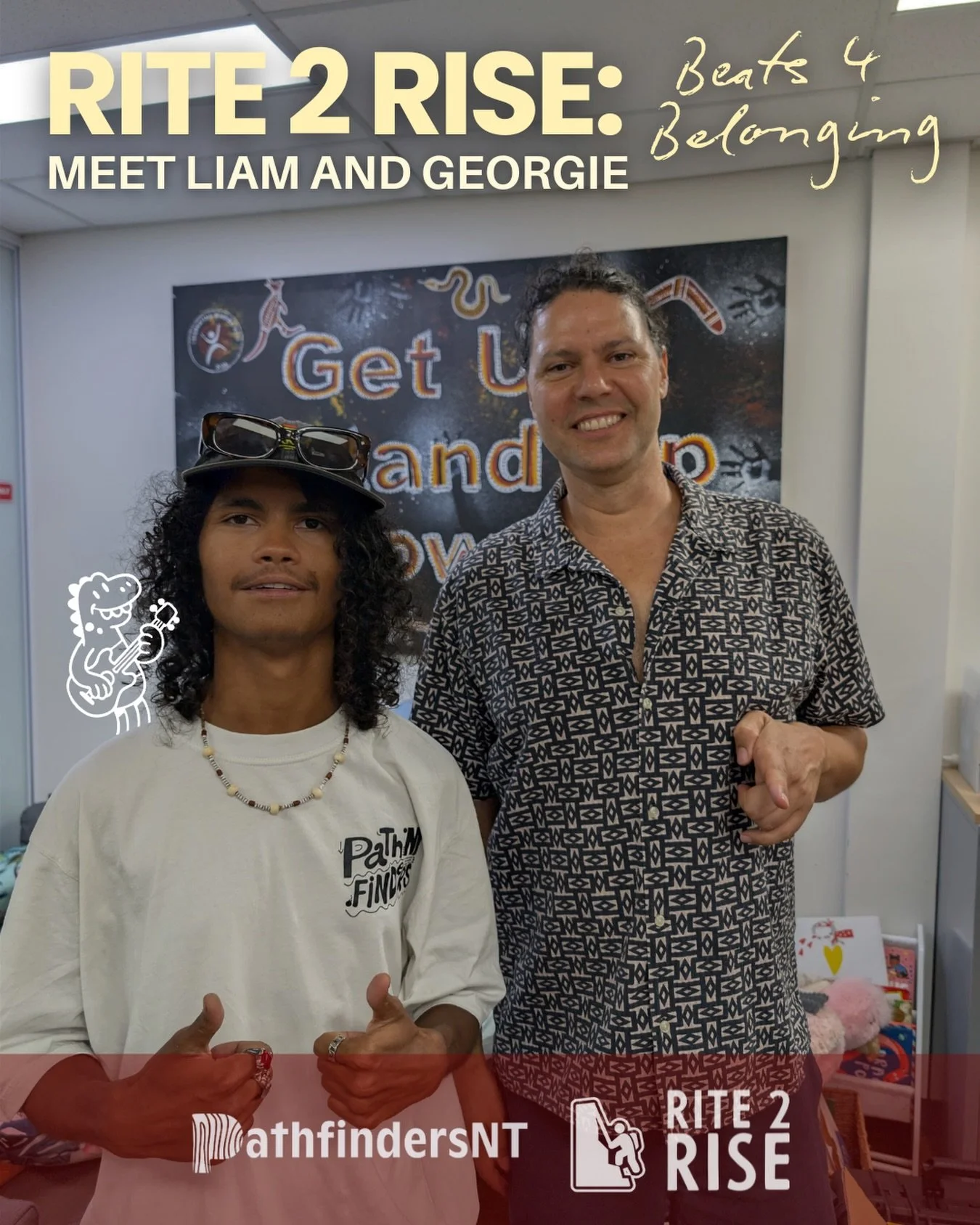Meet Liam and Georgie, our multi-talented youth workers spearheading the new Rite 2 Rise: Beats 4 Belonging program! 🎧🔥

This term-long adventure empowers young people through storytelling, celebrates cultural diversity, and gives a real stage for 